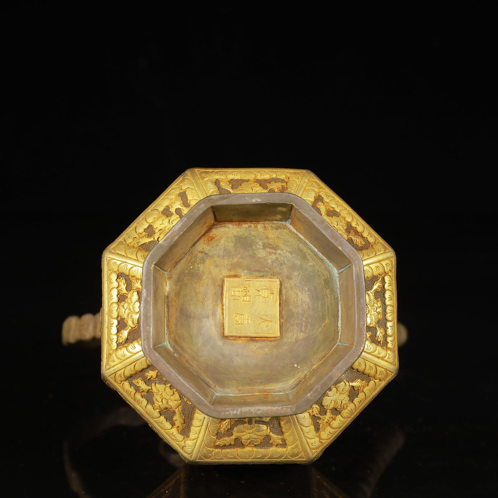 An Exquisite Gilt Silver Lotus Pattern Ewer - 11