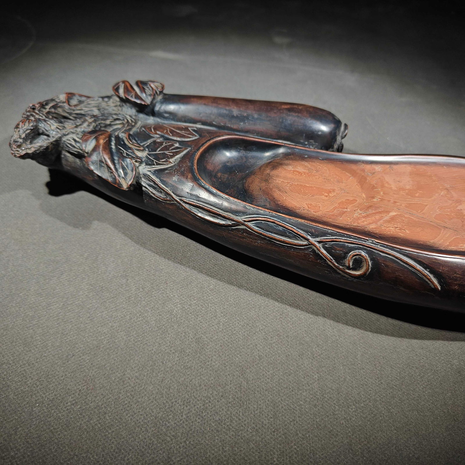 A Rare Melon-Shaped Inkstone - 4