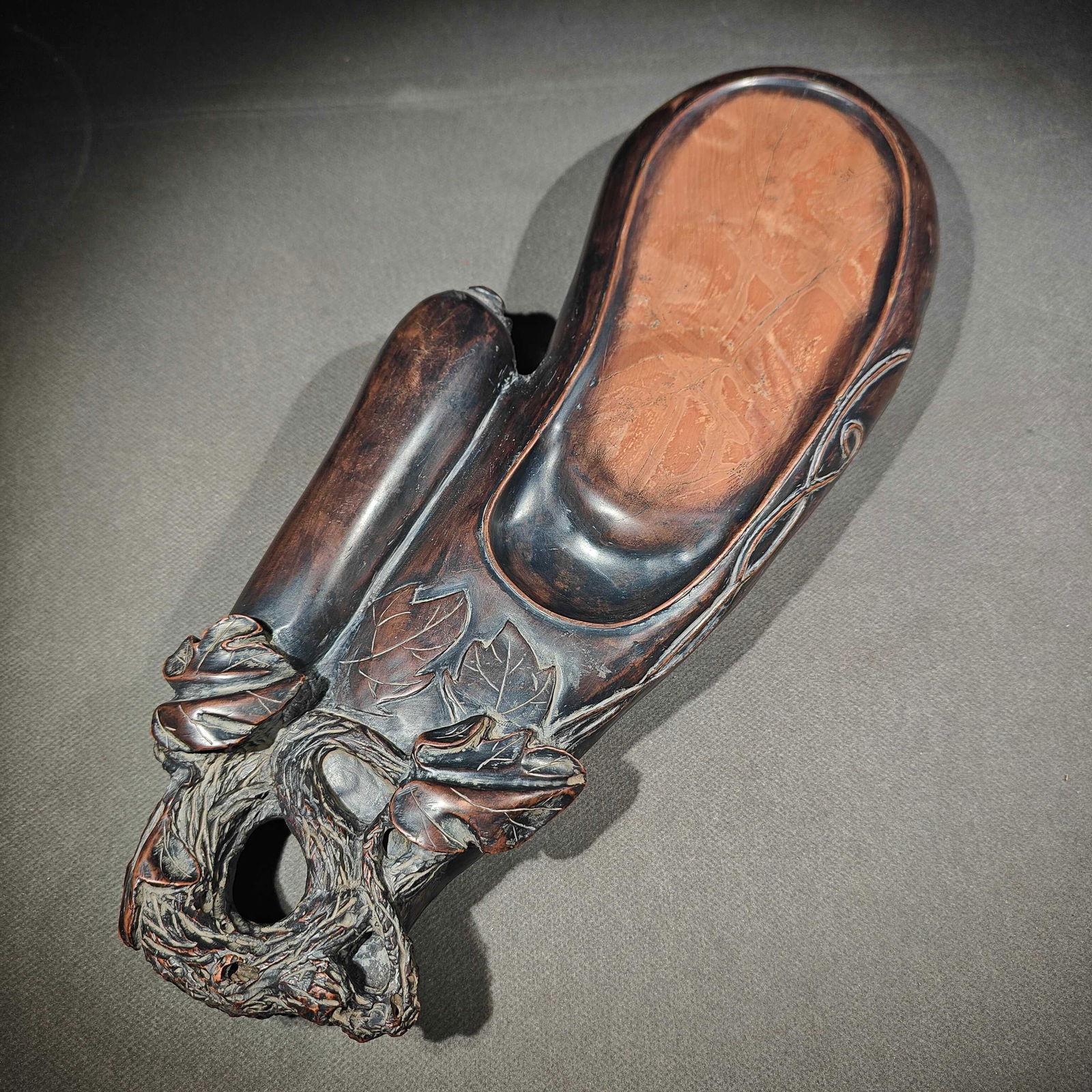 A Rare Melon-Shaped Inkstone - 6