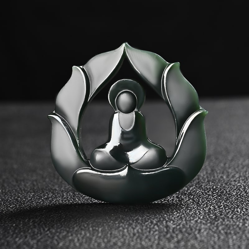 An Exquisite Cyan jade Figure Pendant: An Exquisite Cyan jade Figure Pendant,Size:2.1inx0.3in 青玉人物挂件