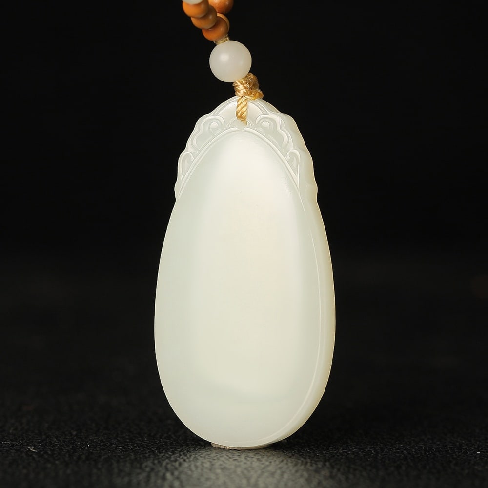 An Exquisite White Jade Pendant (1 of 6)