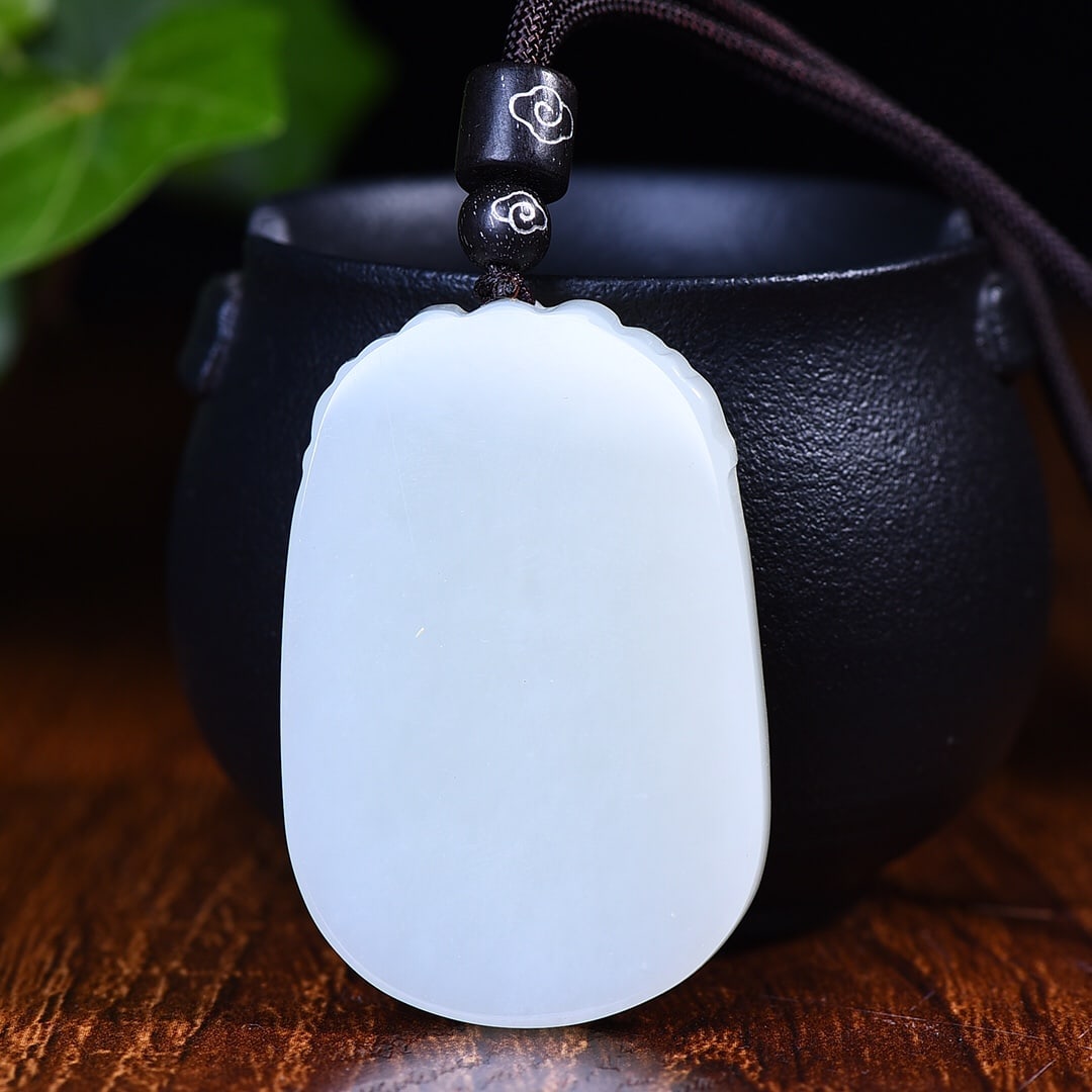 An Exquisite White Jade Fish Pattern Pendant - 5