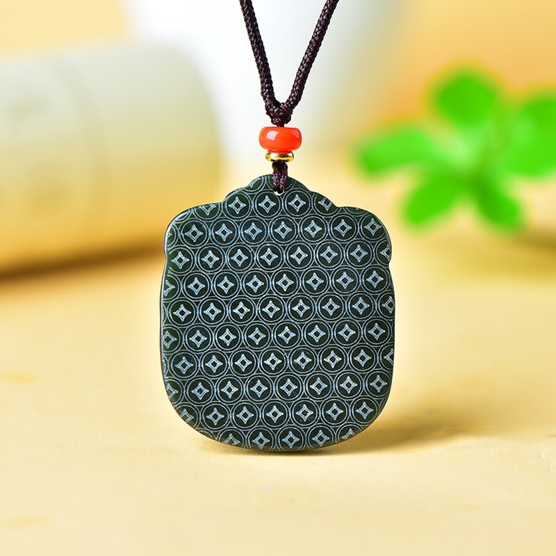 An Exquisite Sapphire Crab Pattern Pendant - 5