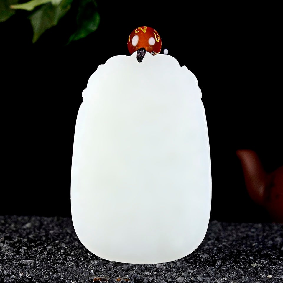 An Exquisite White Jade Tiger Pattern Pendant - 4