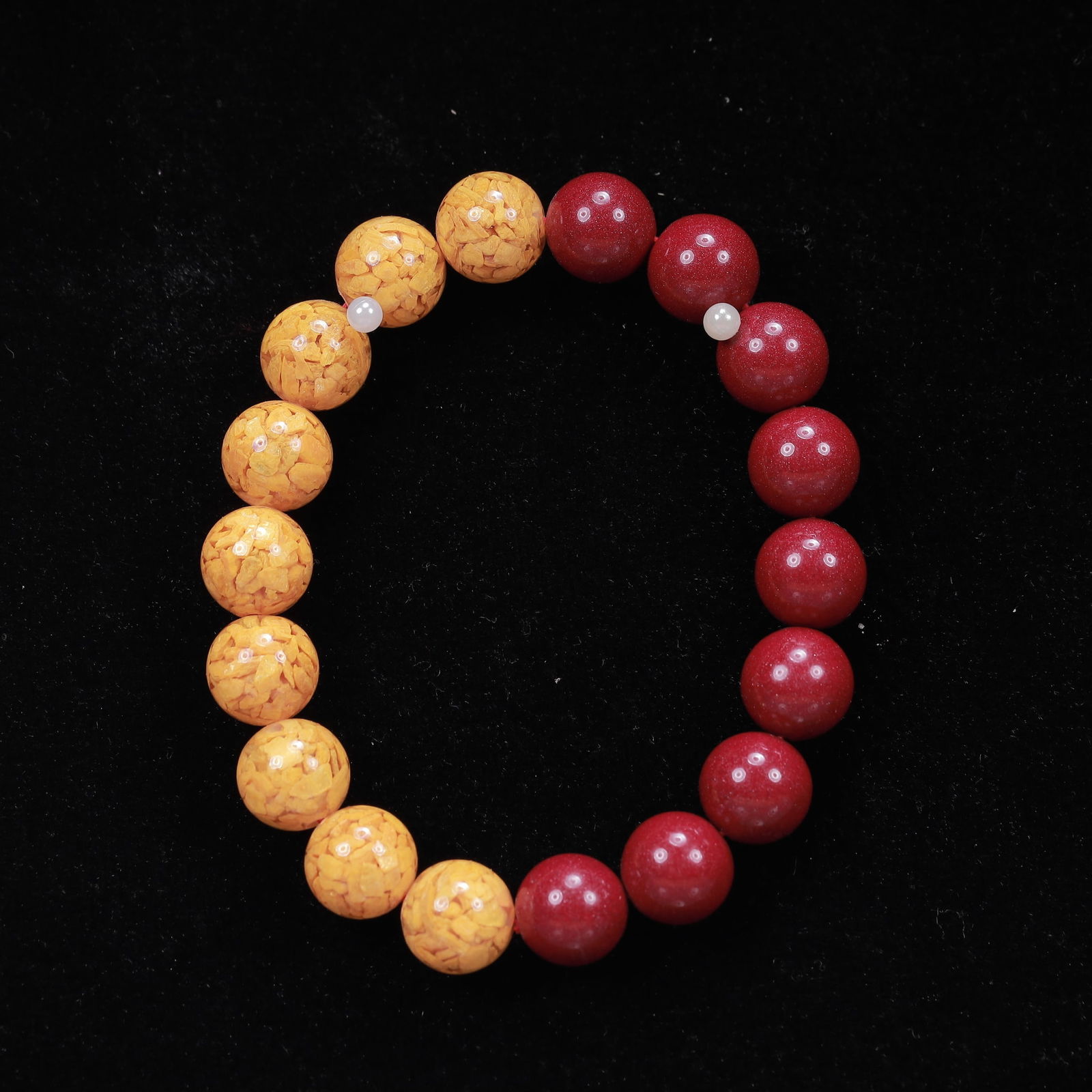 An Exquisite Cinnabar Bracelets - 5