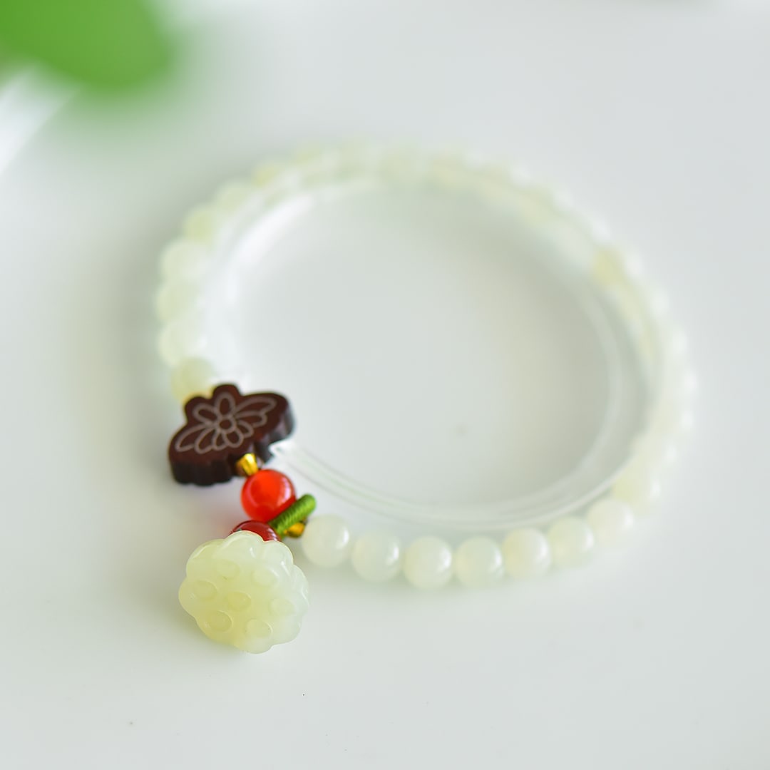An Exquisite White Jade Bracelets - 3