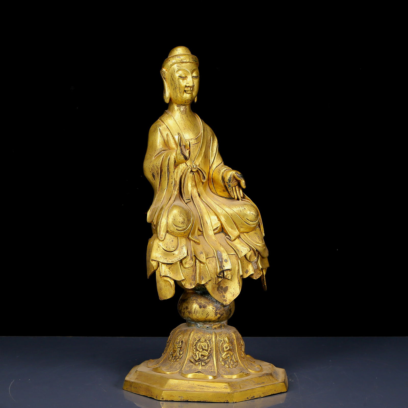 A Rare Gilt Bronze ? - 6