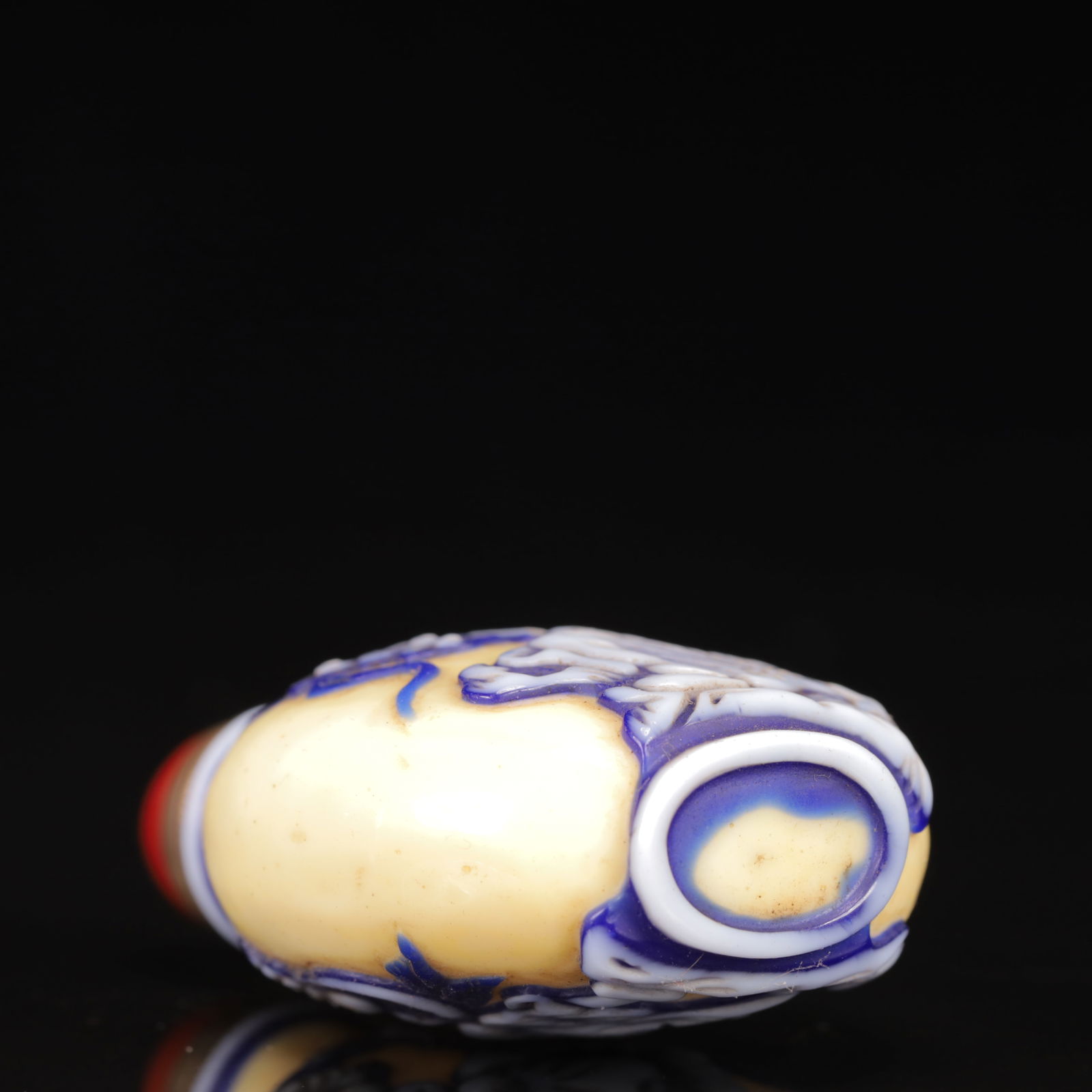 An Exquisite Glass Figure Pattern Snuff Bottle - 8