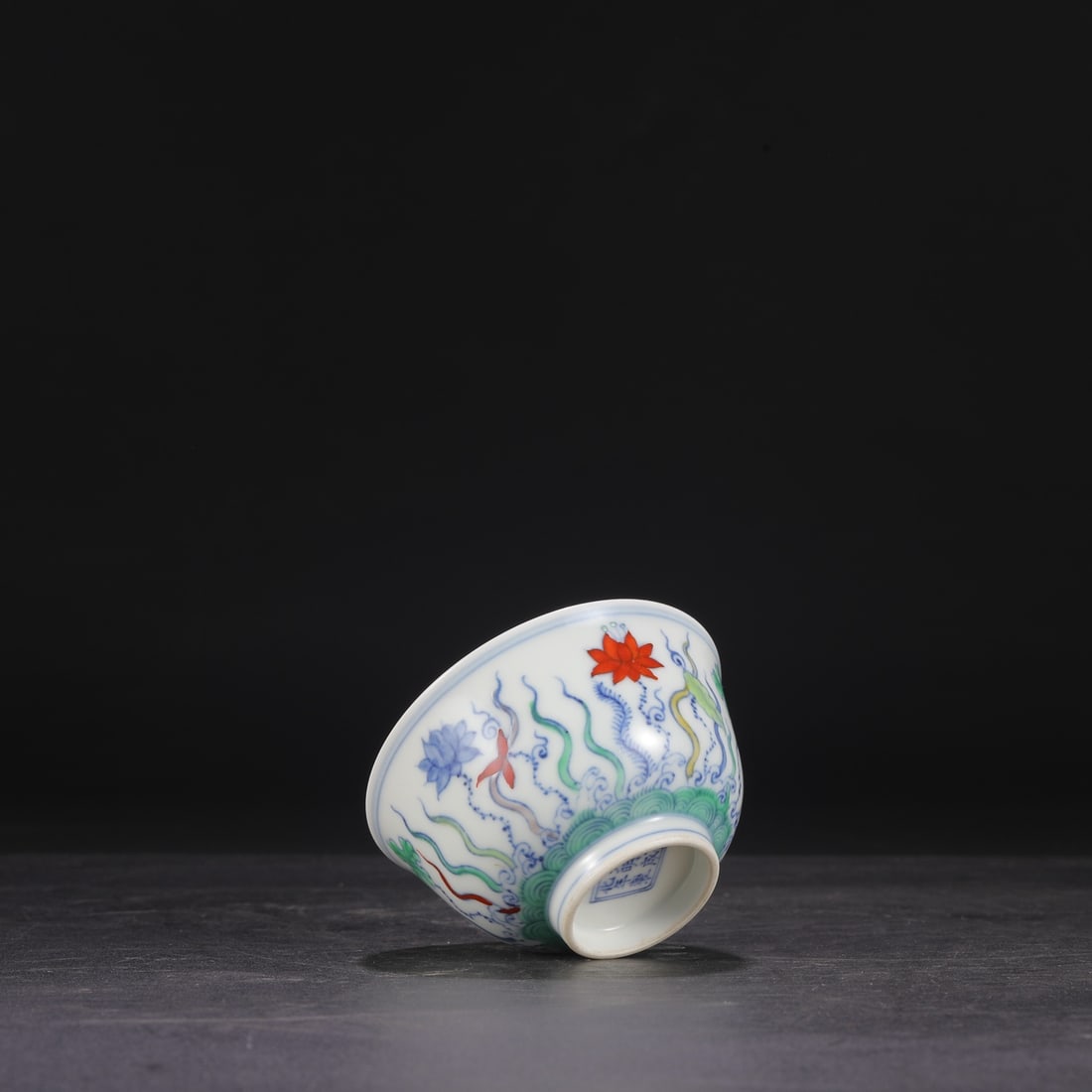 An Exquisite Doucai Flower Pattern Bowl - 4