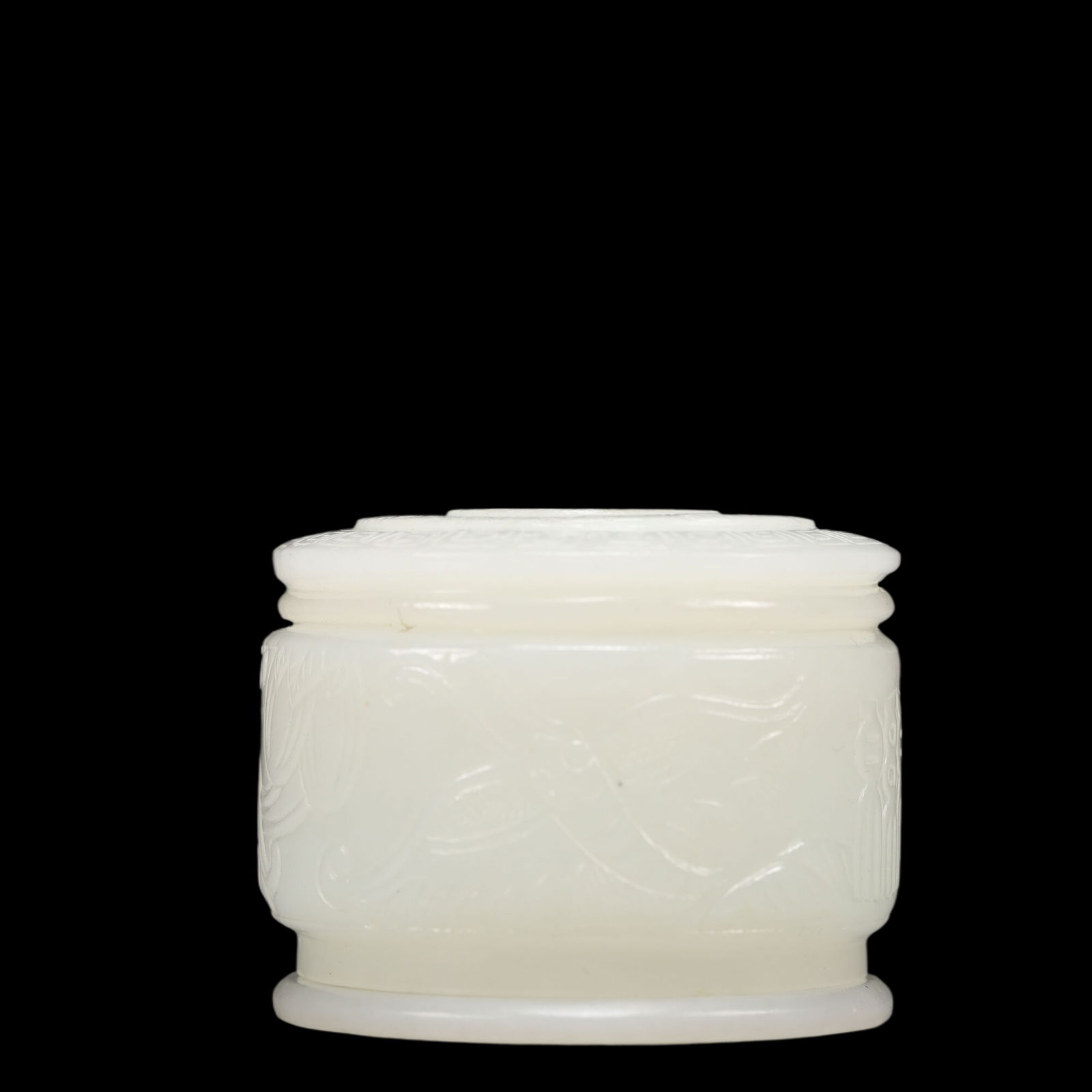 An Exquisite White Jade Box - 2