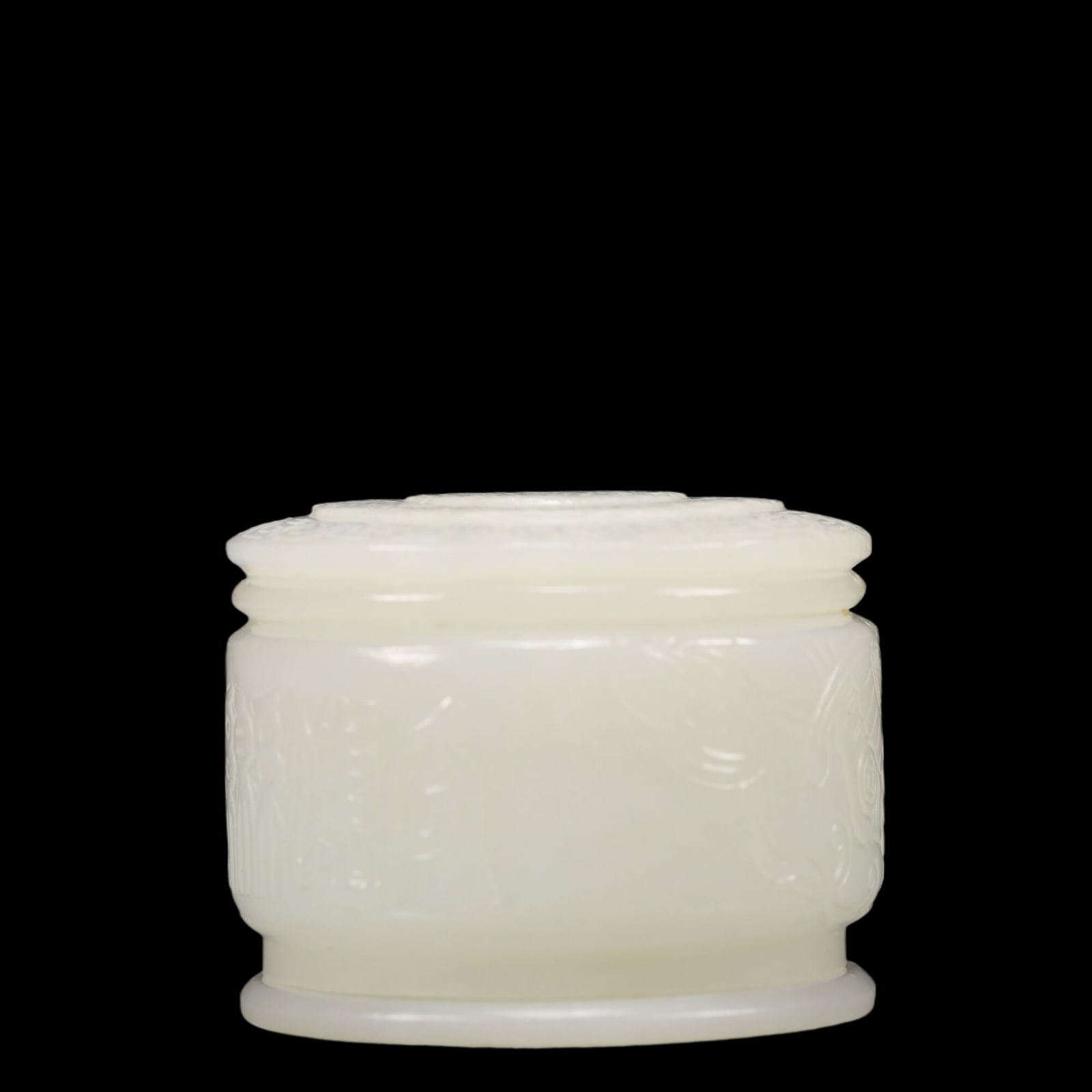 An Exquisite White Jade Box - 4