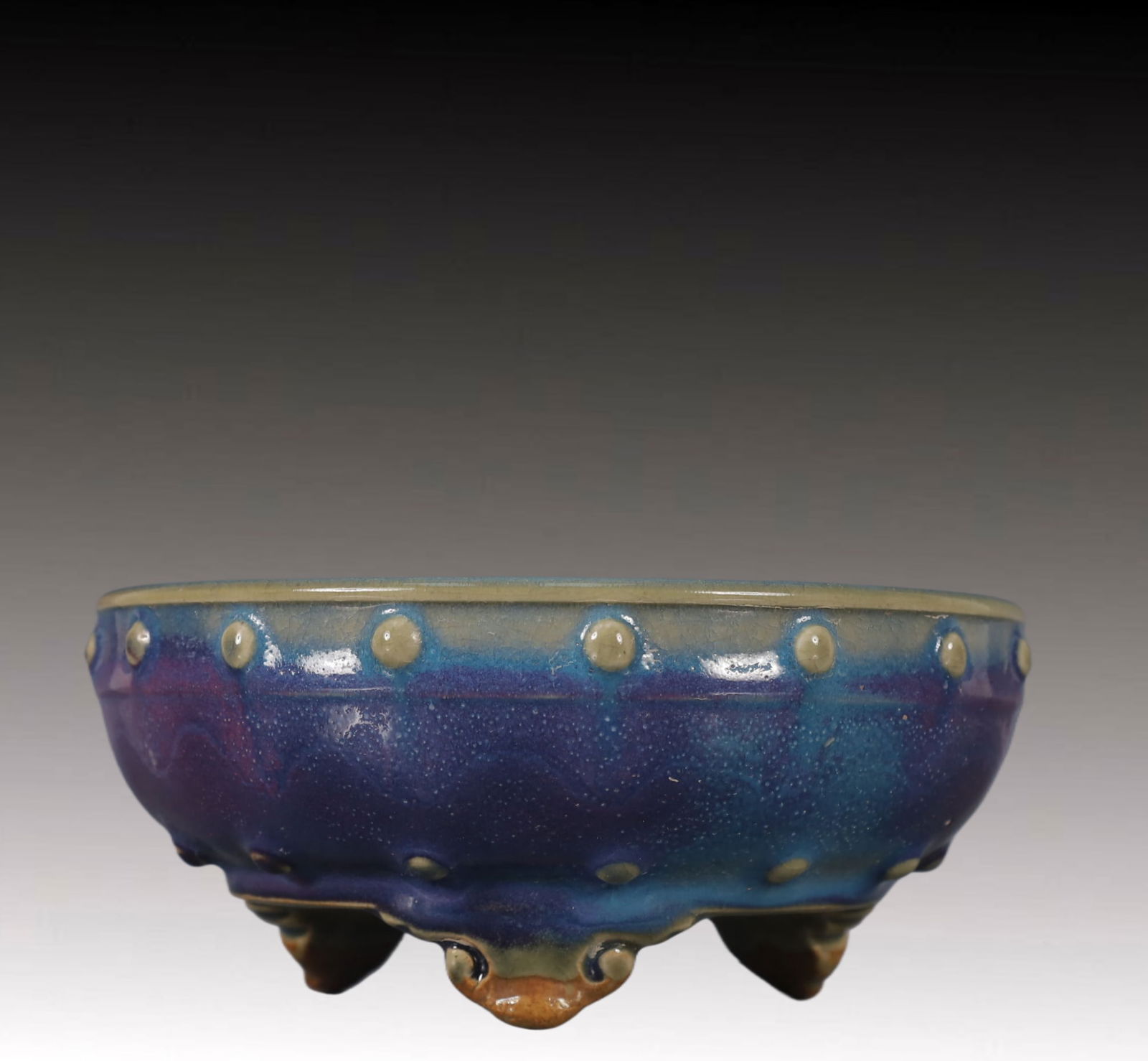 An Exquisite Jun yao Tripod Brush Washer (1 of 8)