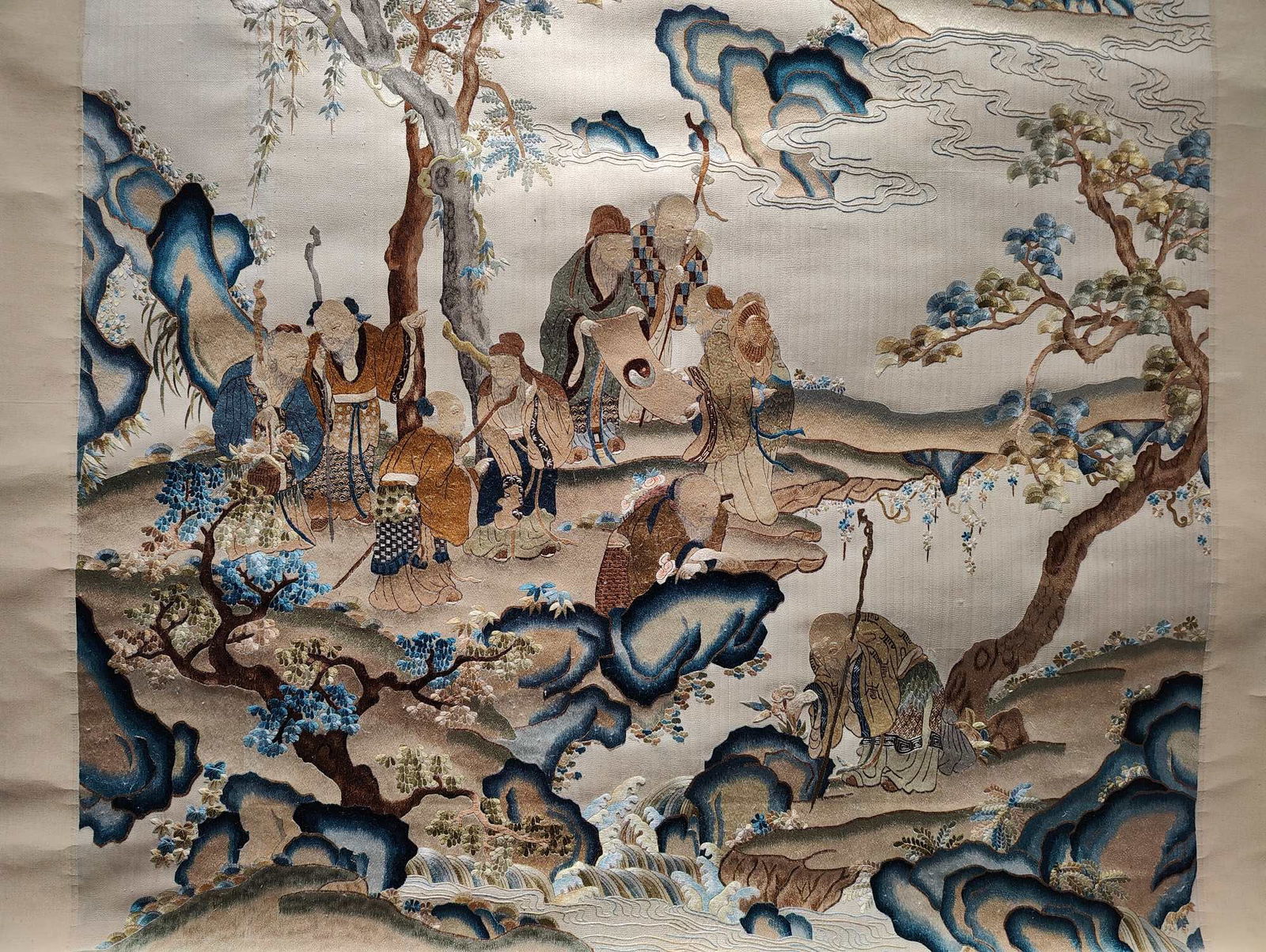 A Fine Landscape and Figure Pattern Embroidery - 3
