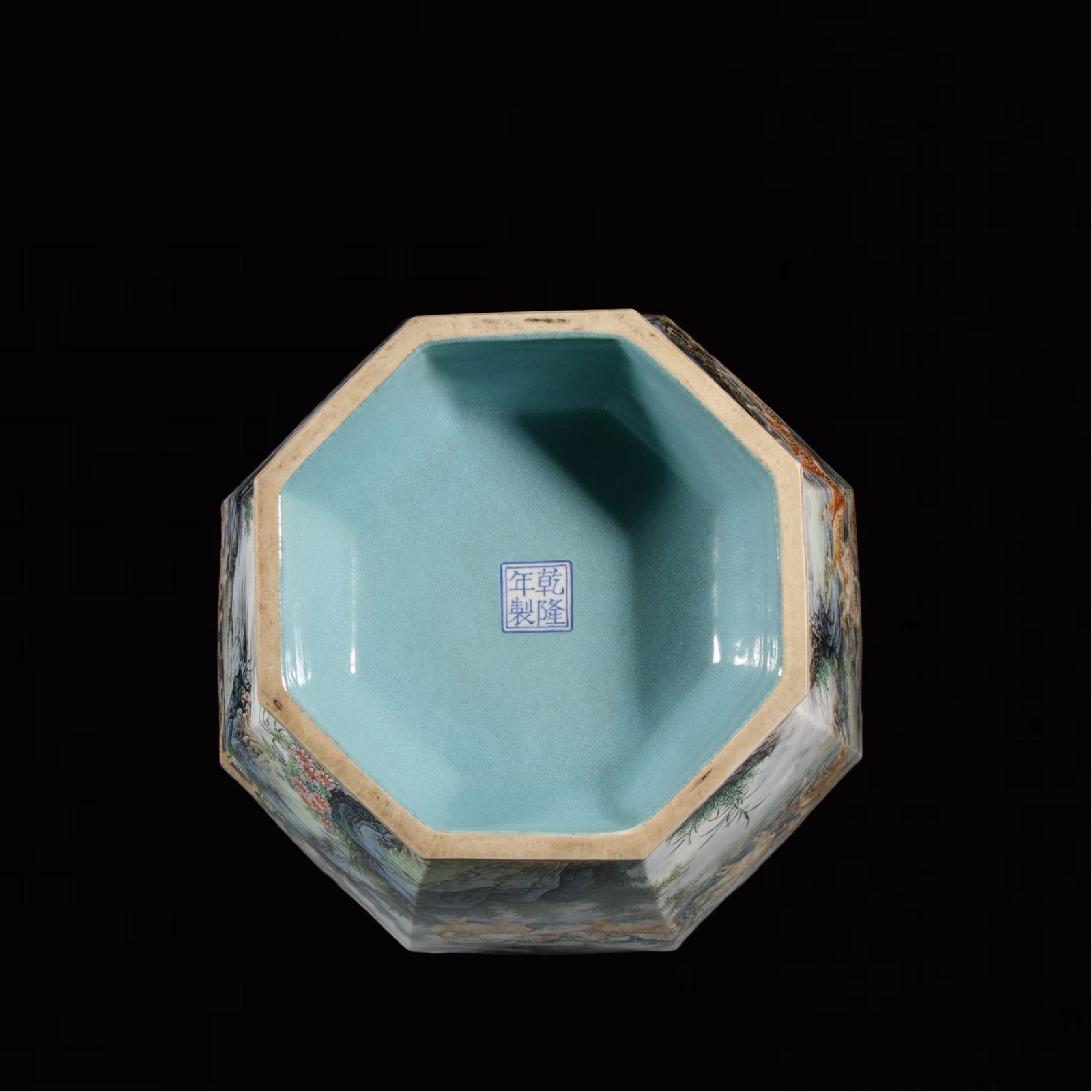 An Exquisite Enamel Pine and Deer Pattern Double-Ears Vase - 7