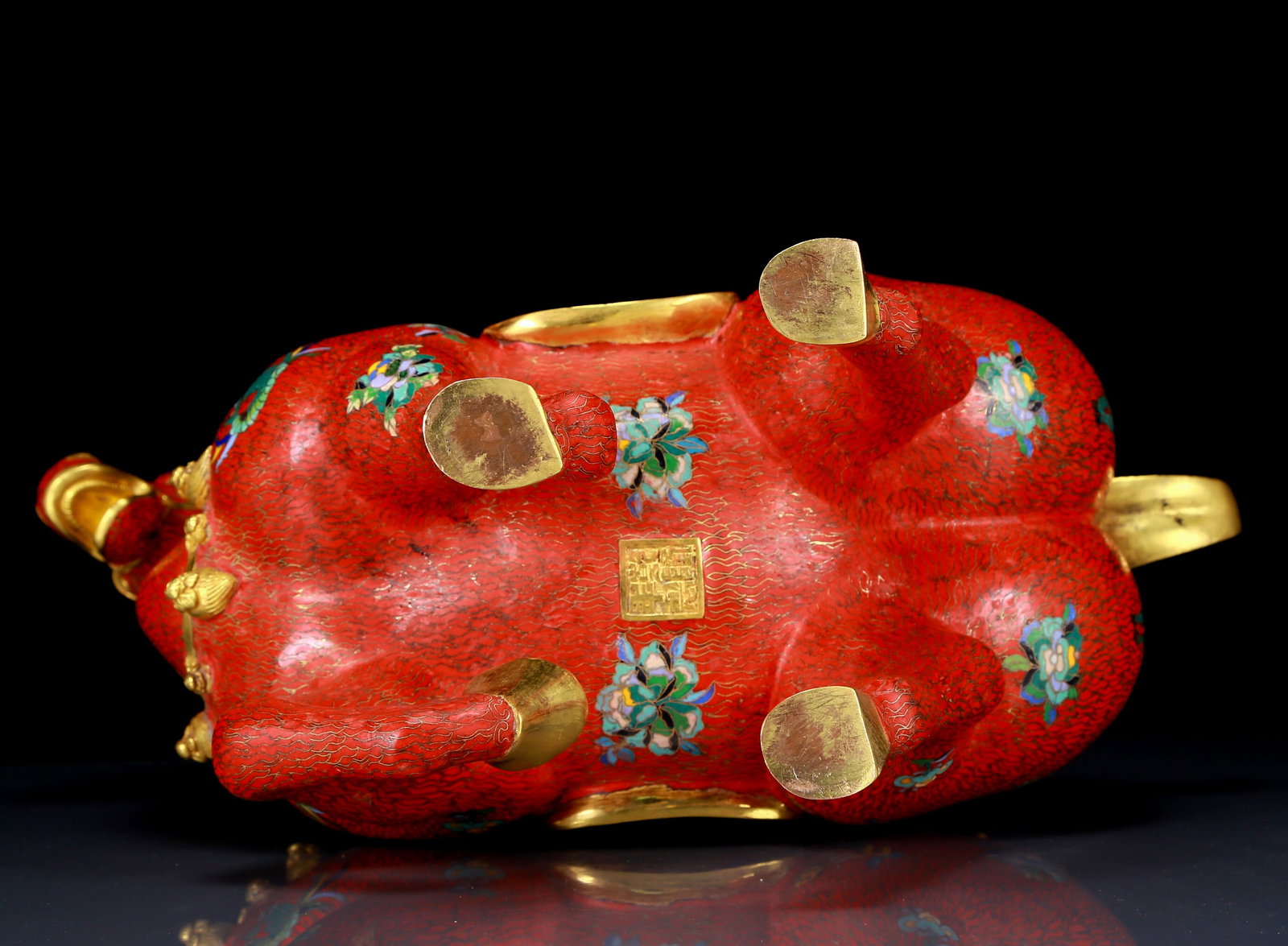 A perfect cloisonné horse ornament - 11