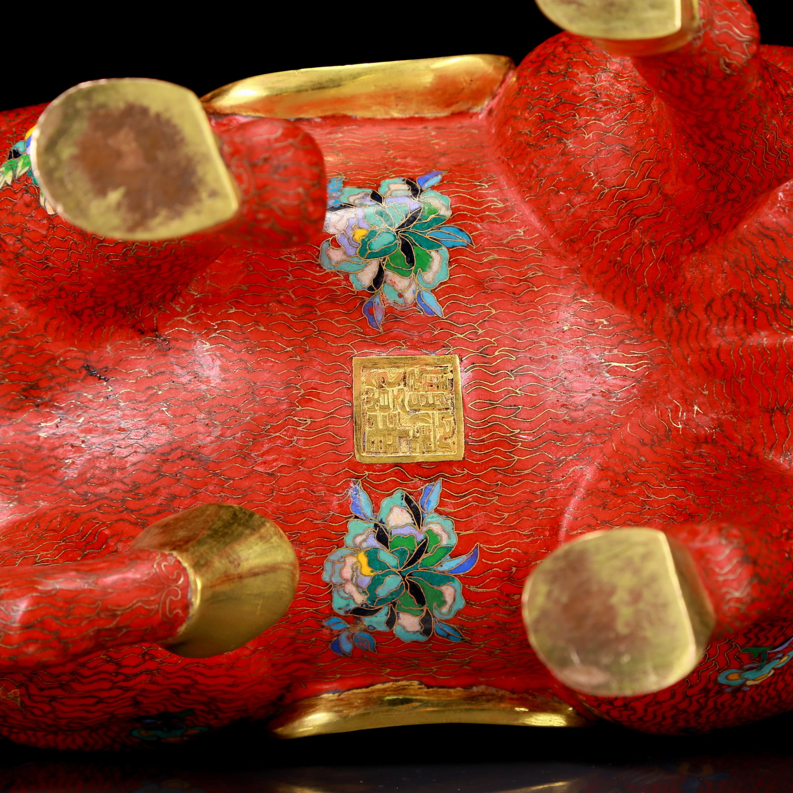 A perfect cloisonné horse ornament - 12