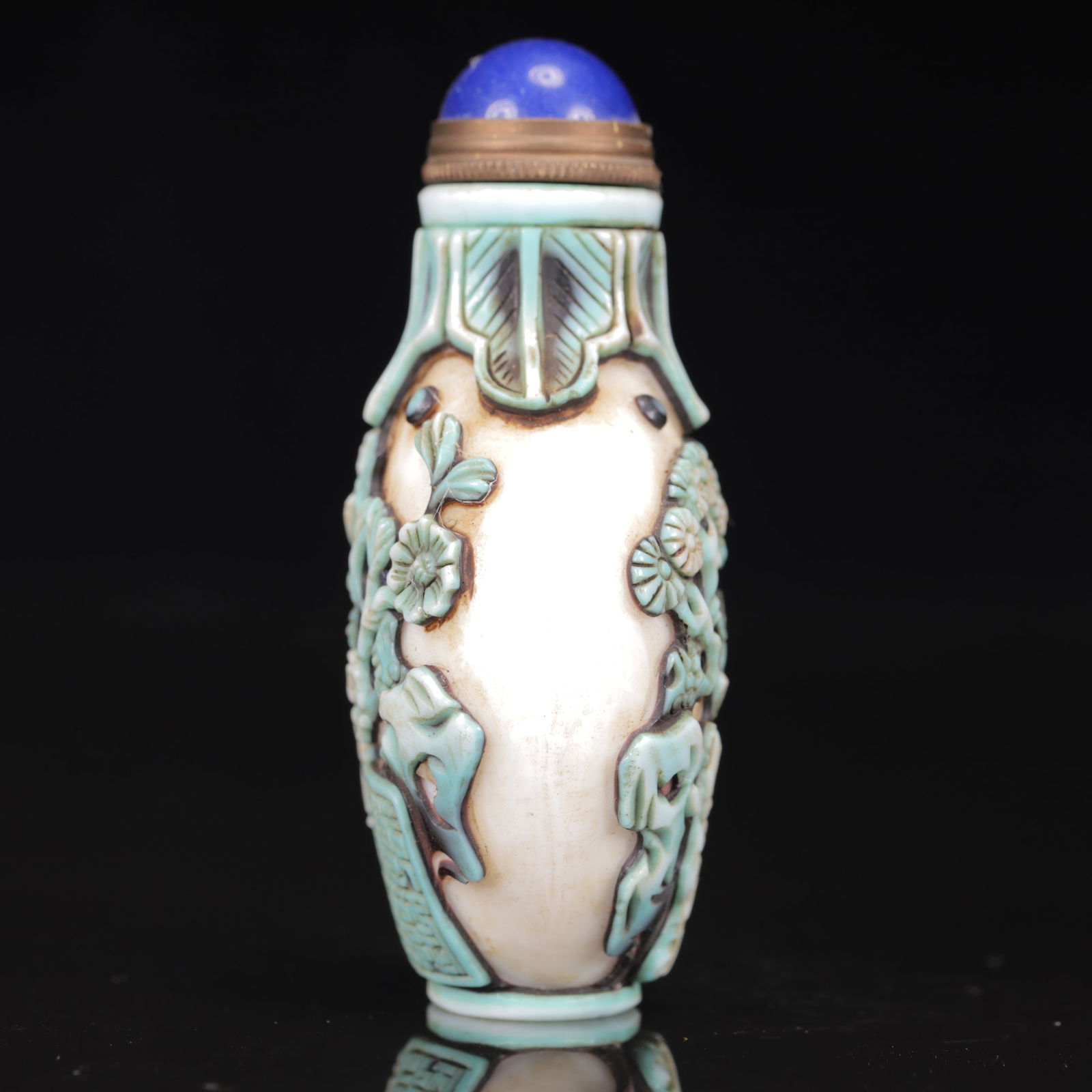 An Exquisite Glass Figure Pattern Snuff Bottle - 6