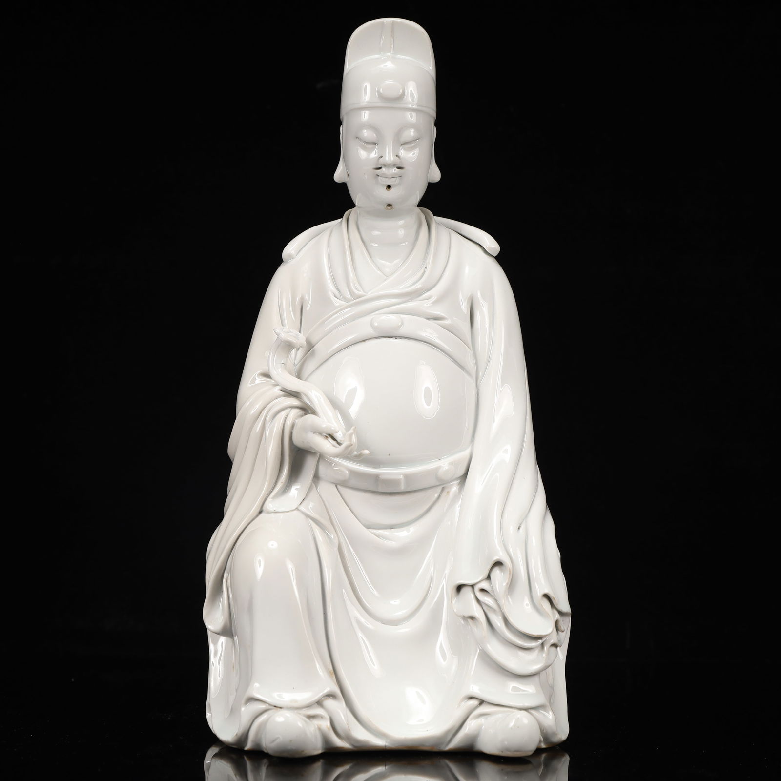 An Exquisite Blance-De-Chine Statue of Figure (1 of 10)