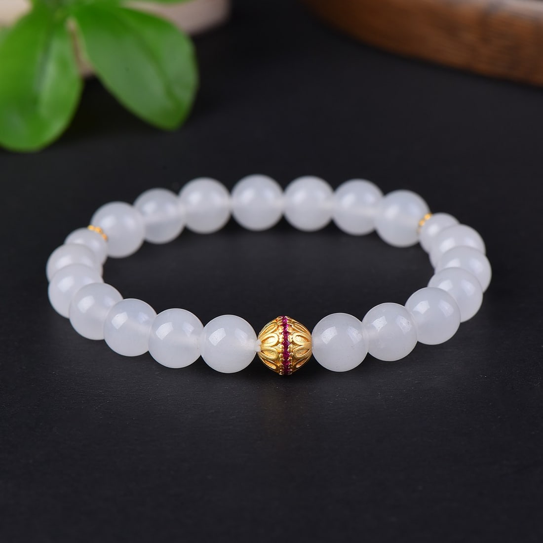 An Exquisite White Jade Bracelets - 5