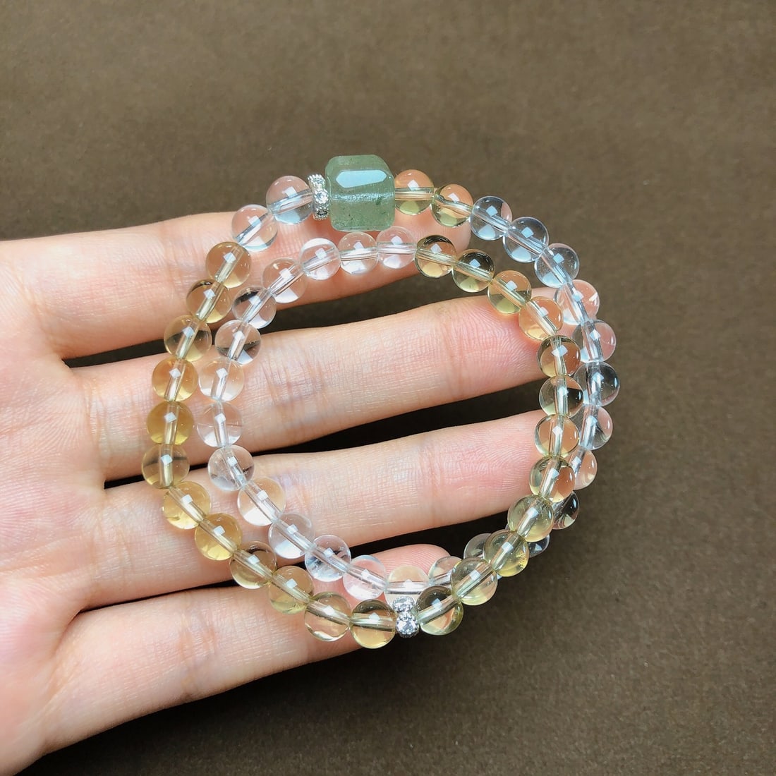 An Exquisite Crystal Bracelets: An Exquisite Crystal Bracelets,Size:0.2in,0.4in,Weight:21g 水晶手串