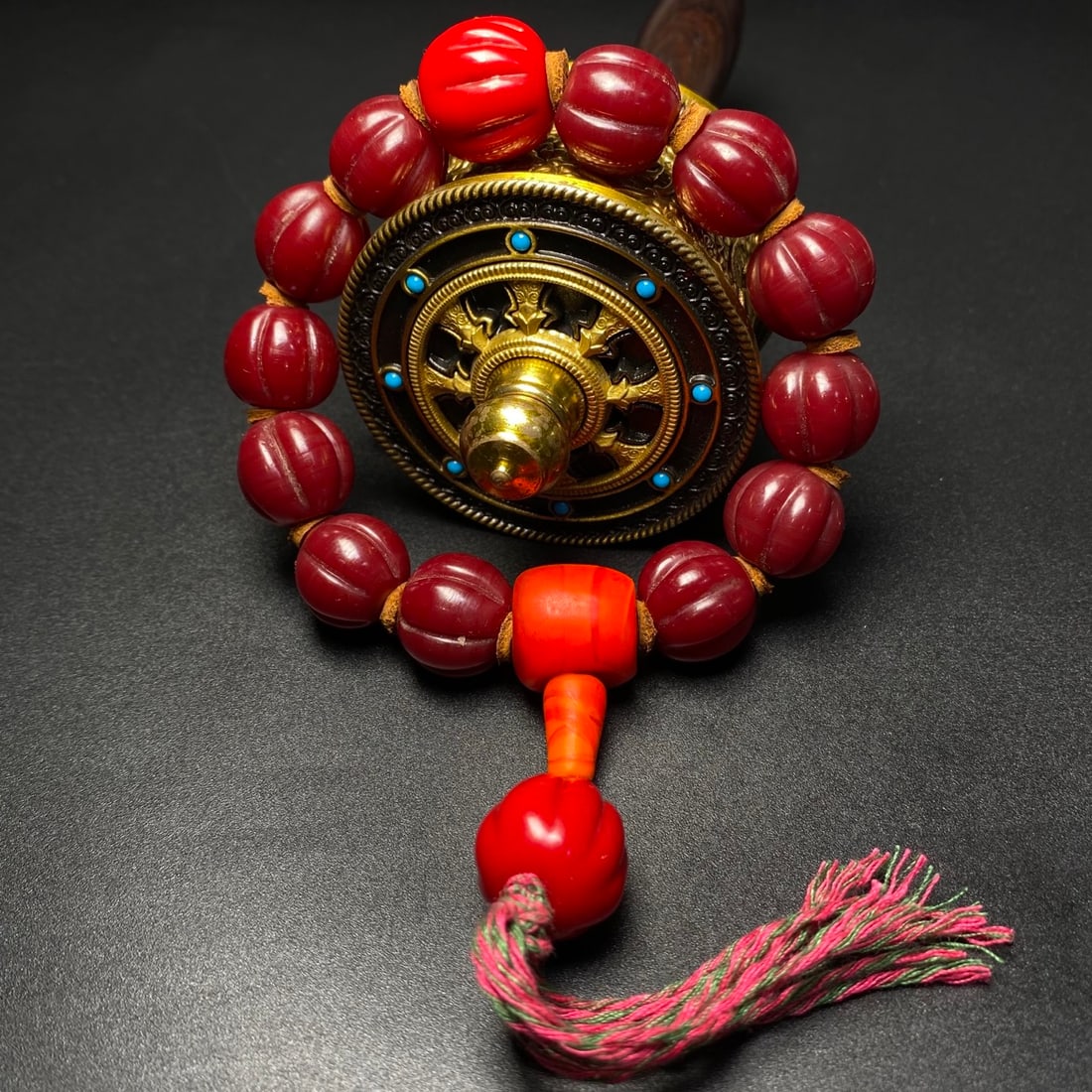 A Precious Glass Bracelets: A Precious Glass Bracelets,Size:0.7in 琉璃手串