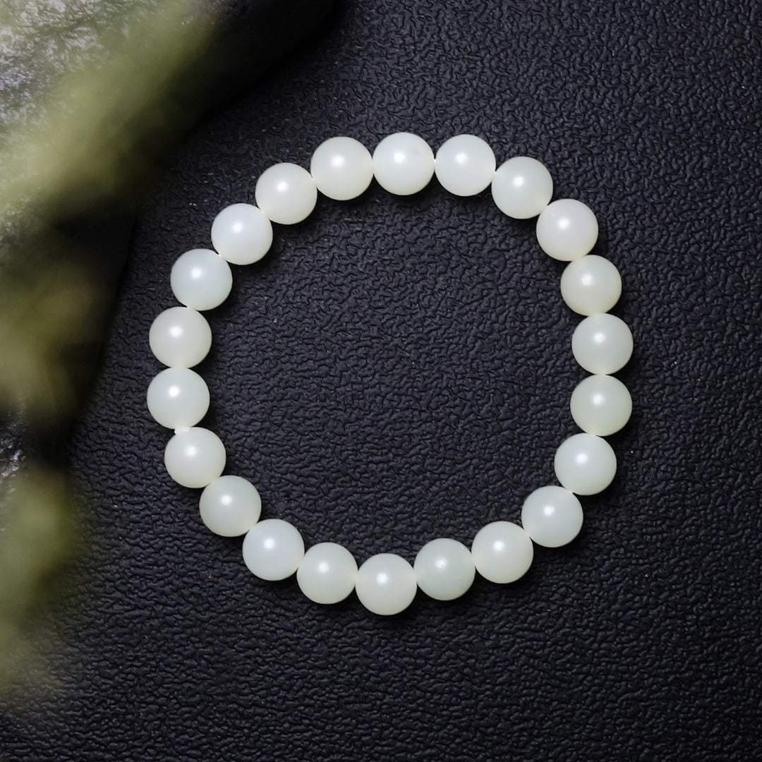 An Exquisite White Jade Bracelets - 4