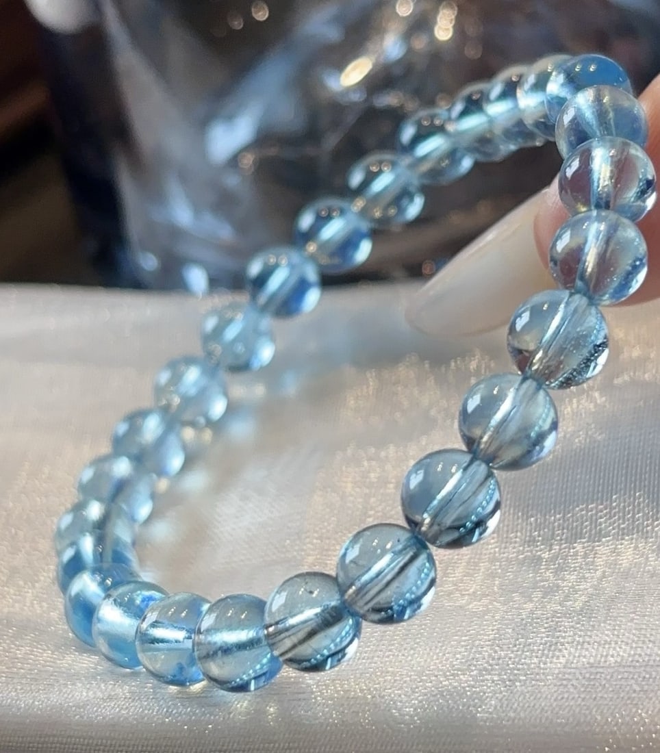 An Exquisite Aquamarine Bracelets - 3