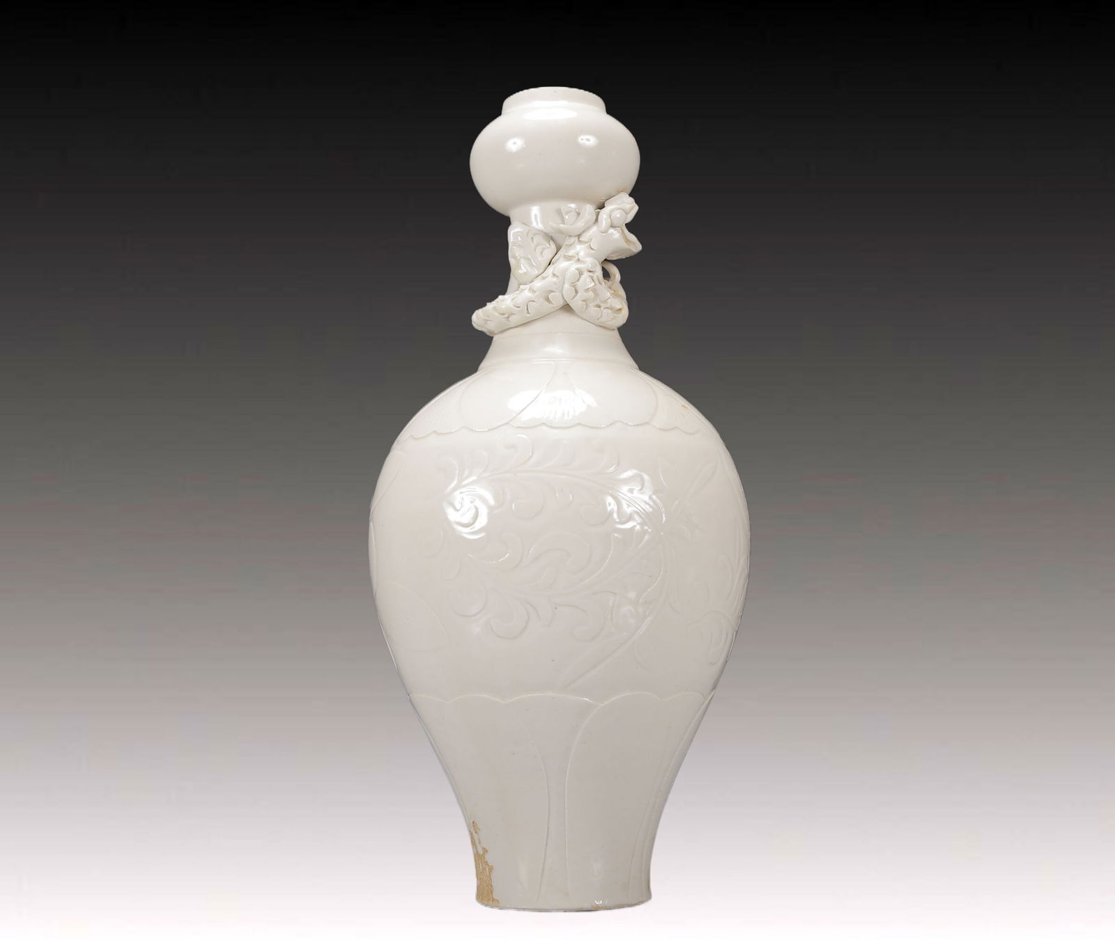 An Exquisite Ding yao Flower and Dragon Pattern Vase (1 of 11)