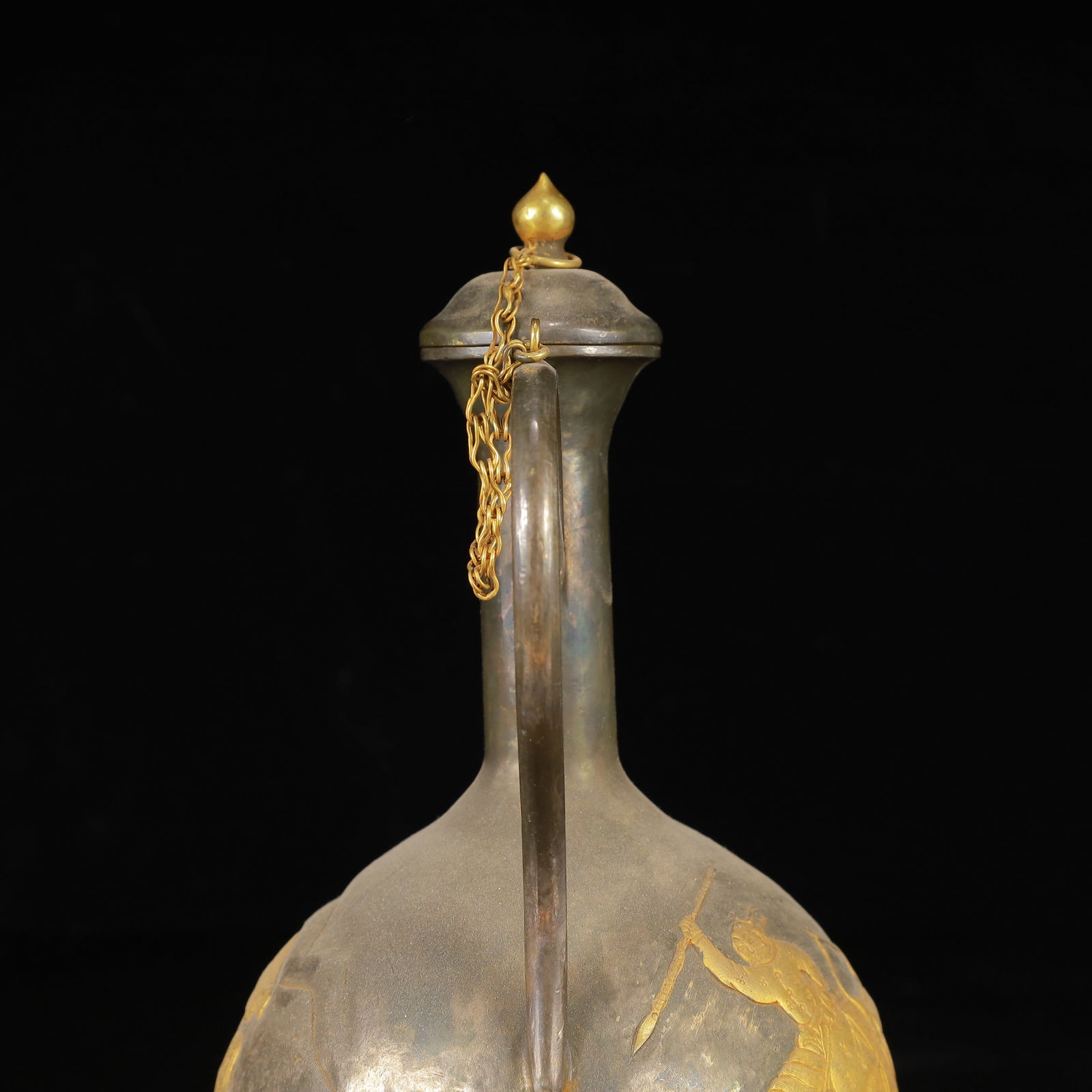 An Exquisite Gilt Silver Figure Pattern Ewer - 16