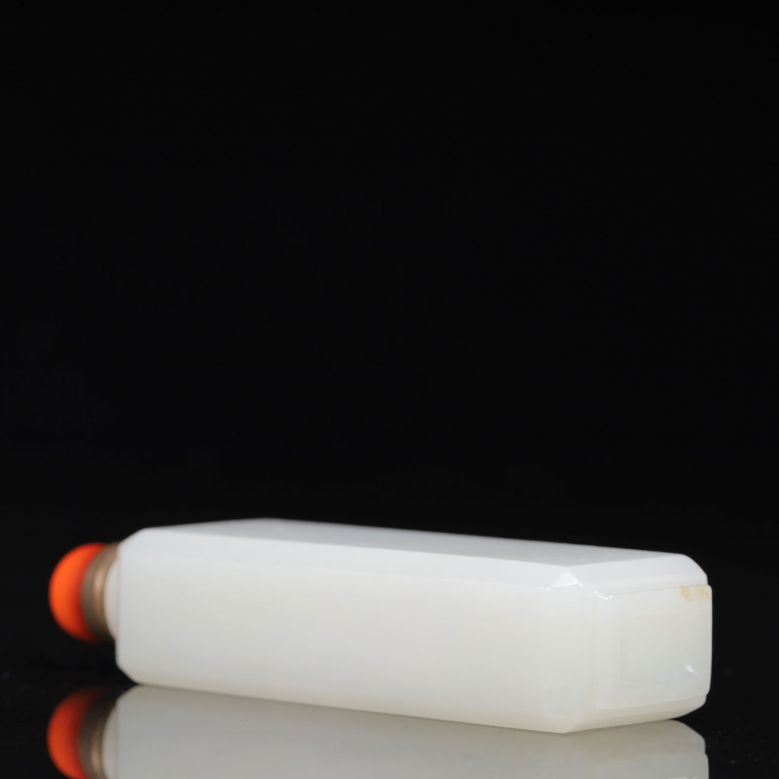 An Exquisite White Jade Snuff Bottle - 8