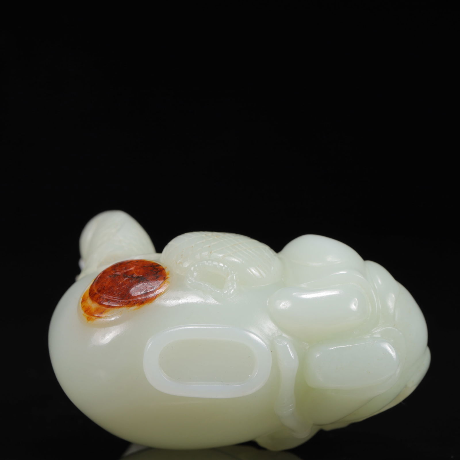 An Exquisite White Jade Figure Pattern Snuff Bottle - 13
