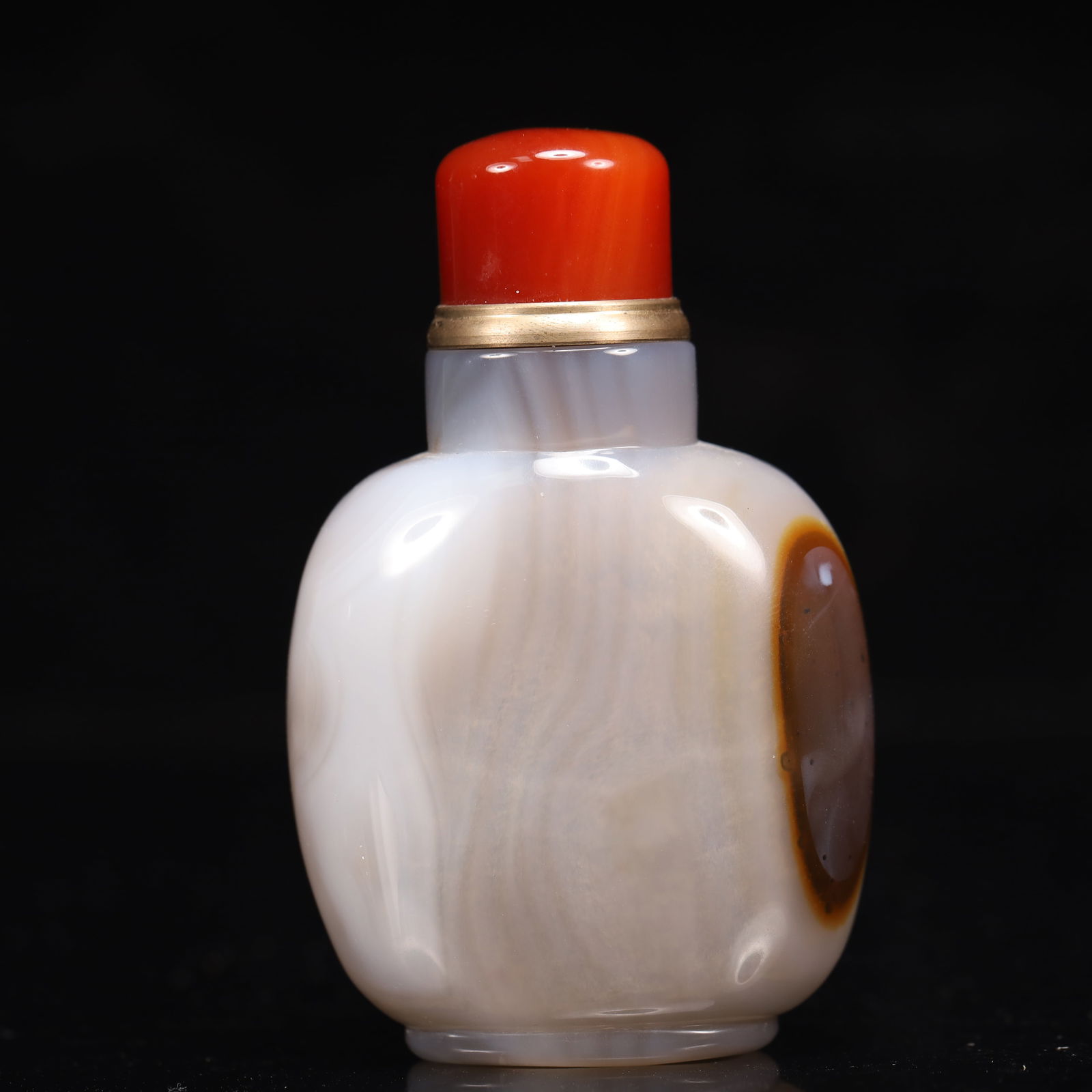 An Exquisite Agate Landscape and Figure Pattern Snuff Bottle - 5