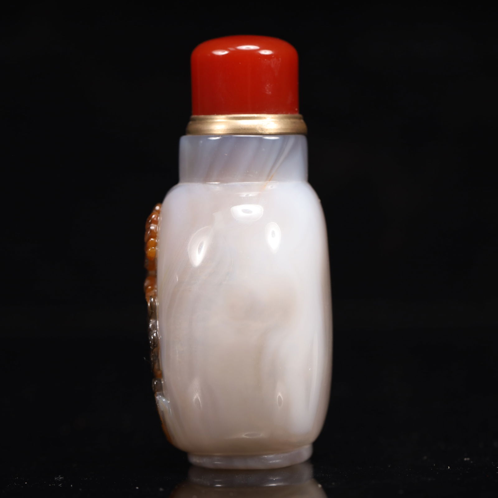 An Exquisite Agate Landscape and Figure Pattern Snuff Bottle - 6