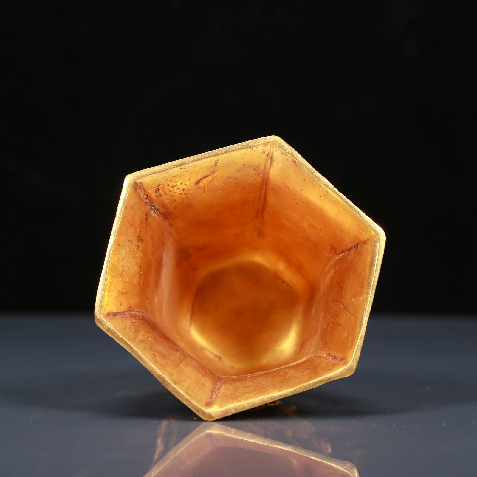 An Exquisite Silver Gilt Chi-Dragon Pattern Cup - 5