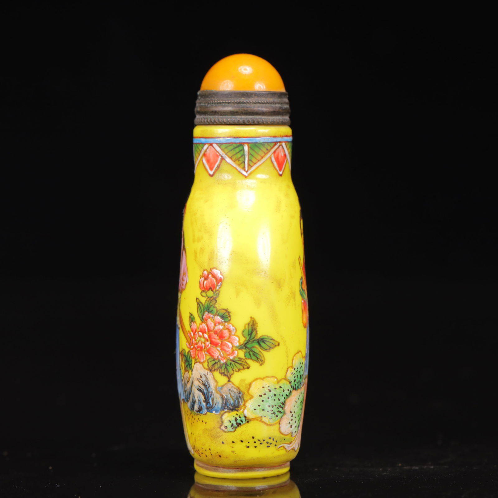 An Exquisite Glass Figure Pattern Snuff Bottle - 6