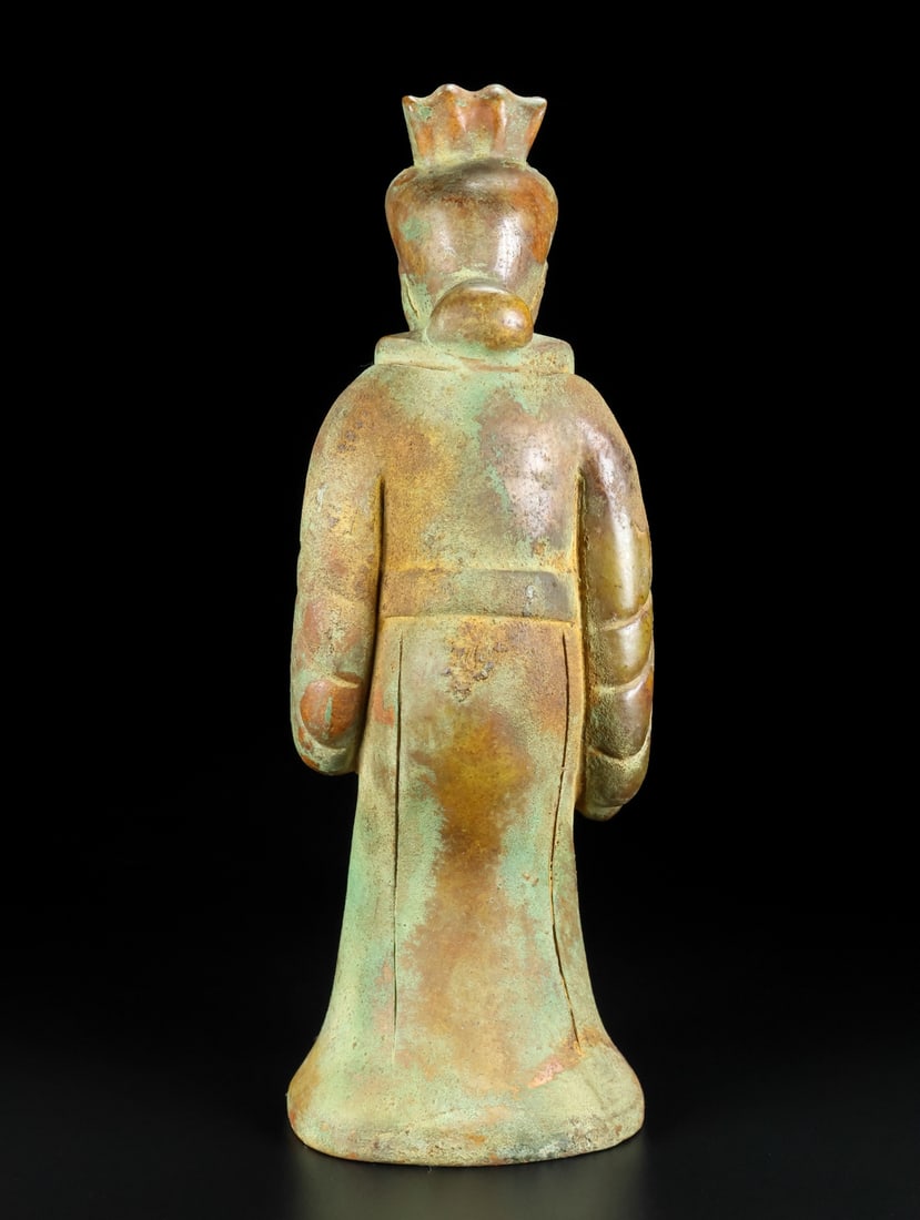 An Exquisite Archaic Jade Figure Ornament - 6