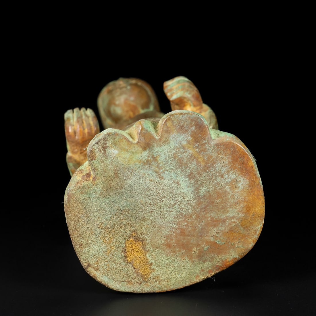 An Exquisite Archaic Jade Figure Ornament - 9