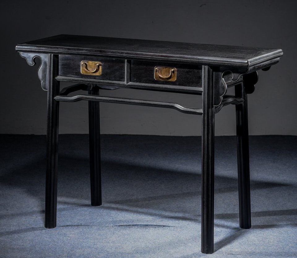 An Exquisite Zitanwood Two-drawer Long Table (1 of 9)