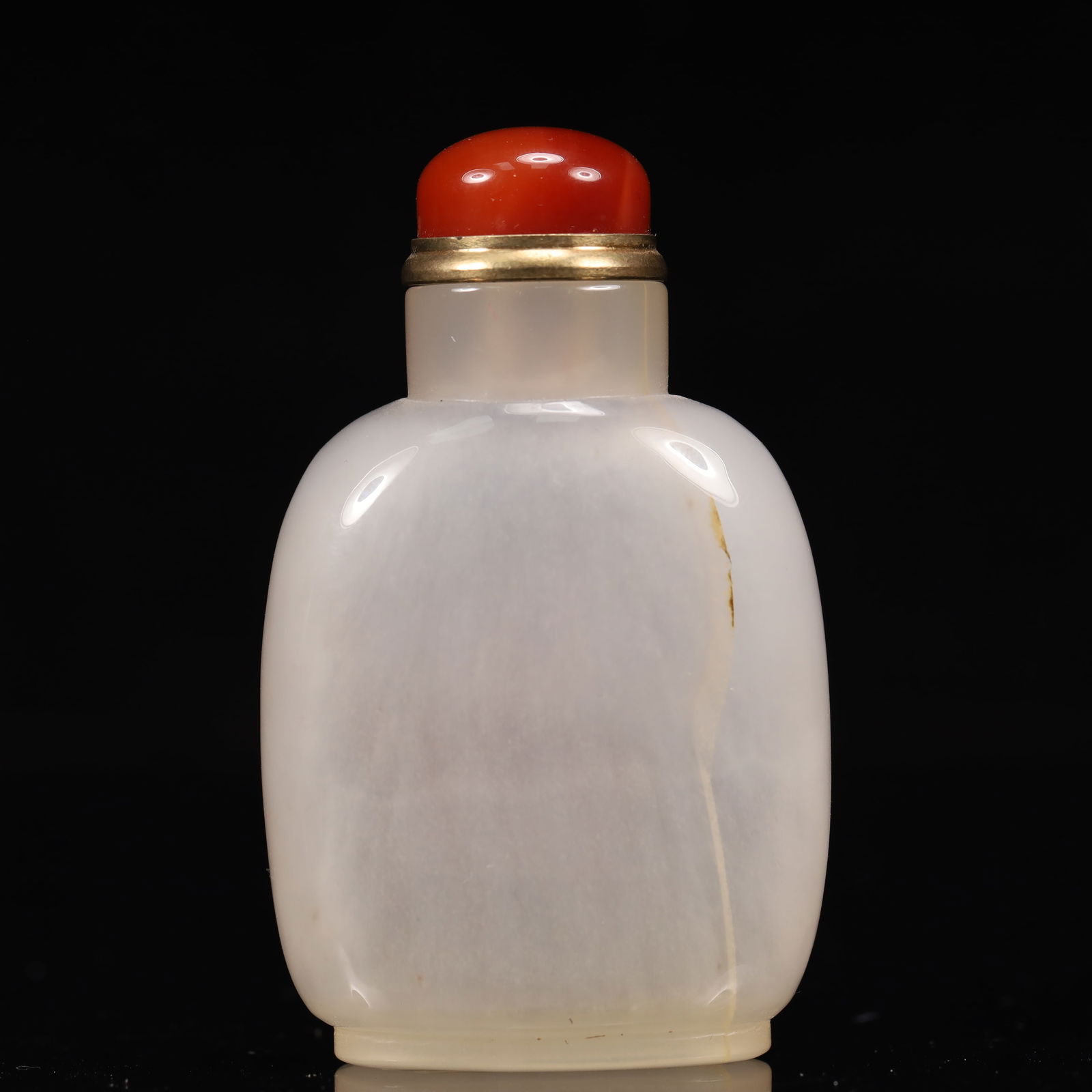 An Exquisite Agate Figure and Buffalo Pattern Snuff Bottle - 5