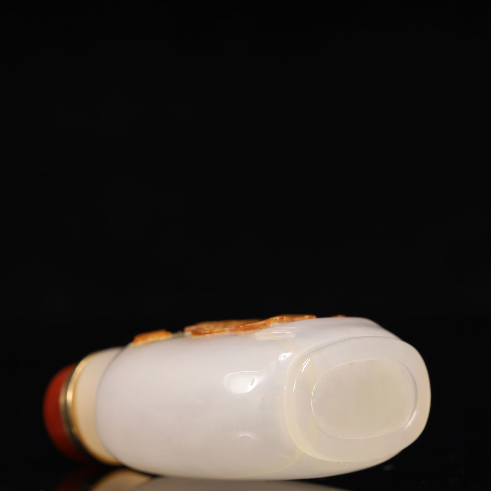 An Exquisite Agate Figure and Buffalo Pattern Snuff Bottle - 7