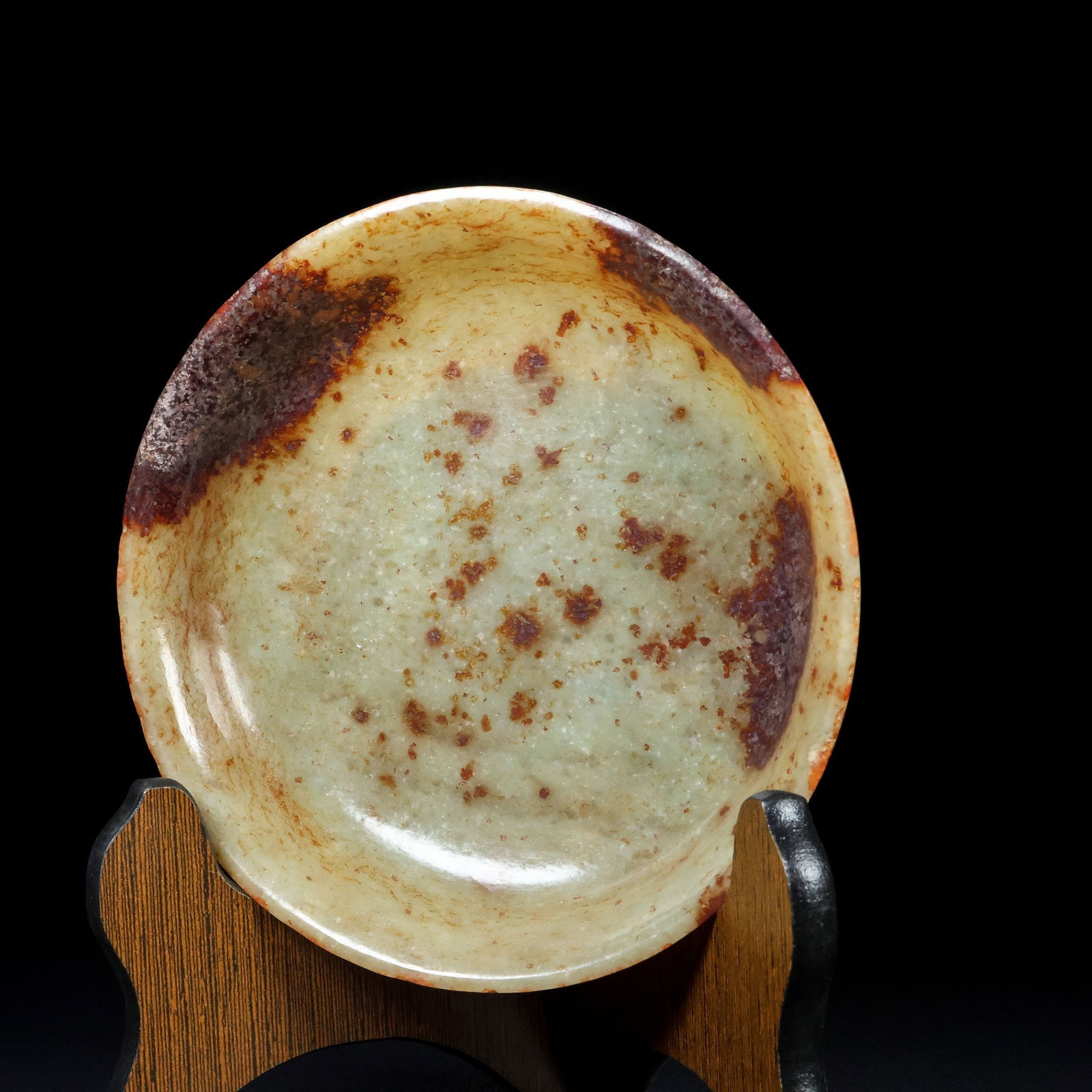 An Exquisite White Jade Plate - 2