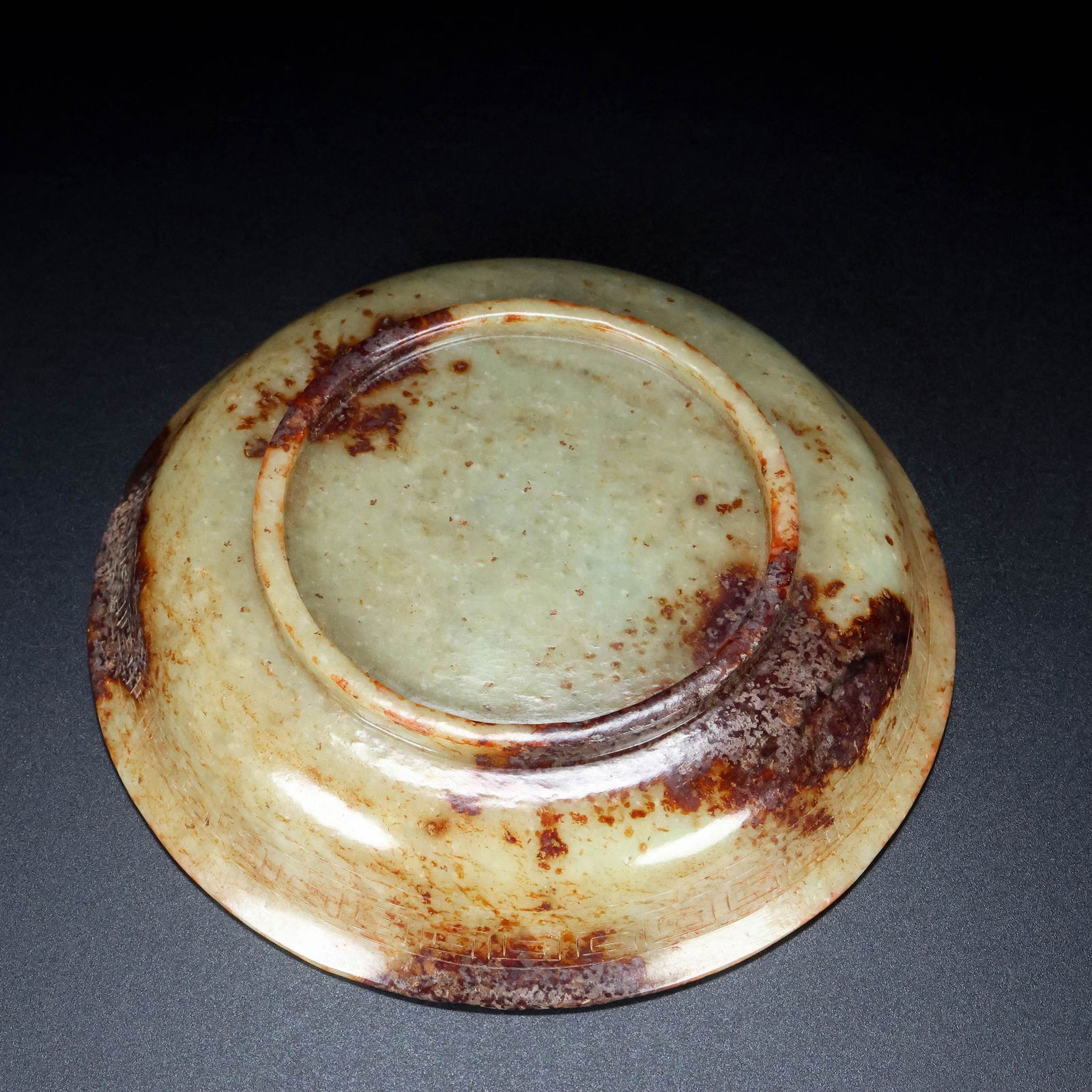 An Exquisite White Jade Plate - 8