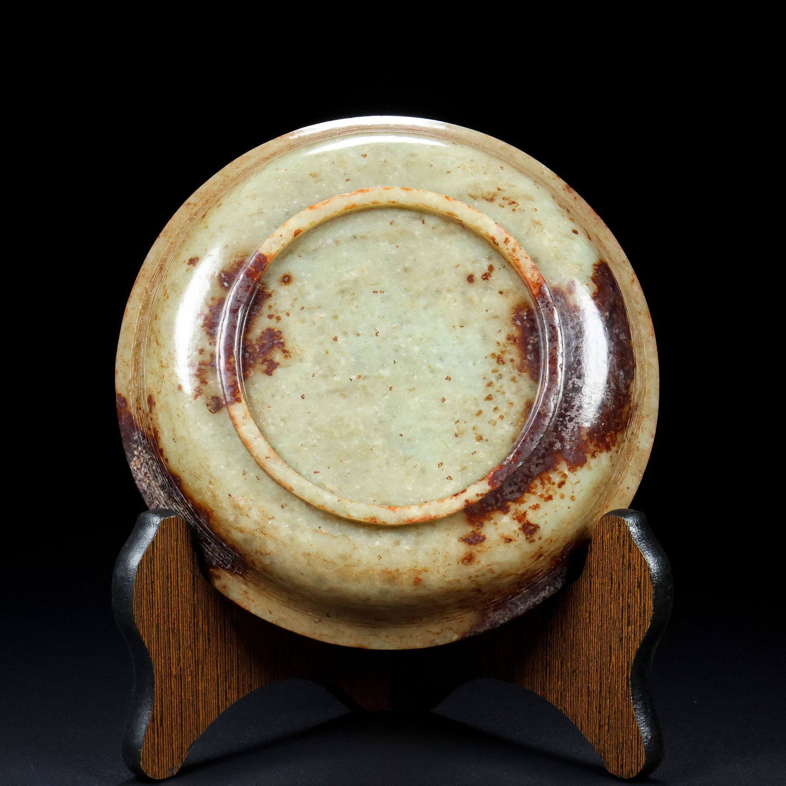 An Exquisite White Jade Plate - 9