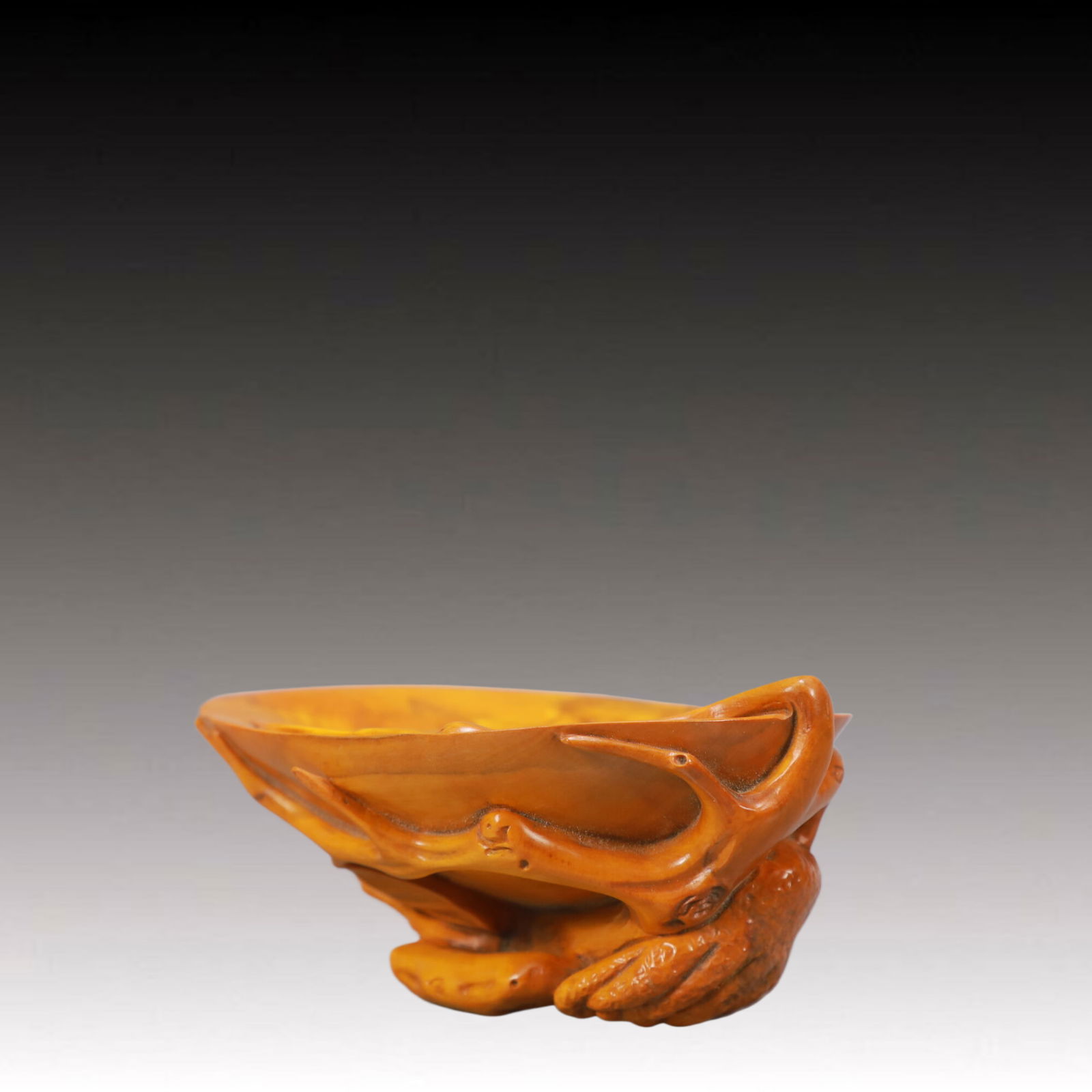 An Exquisite Boxwood Bergamot Pattern Cup - 5