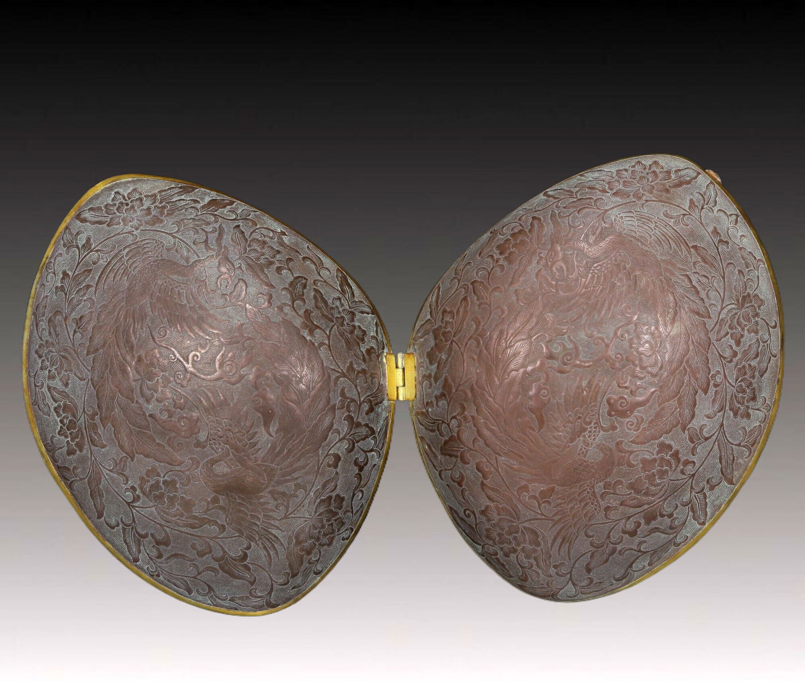 An Exquisite Silver Phoenix Pattern Box - 7