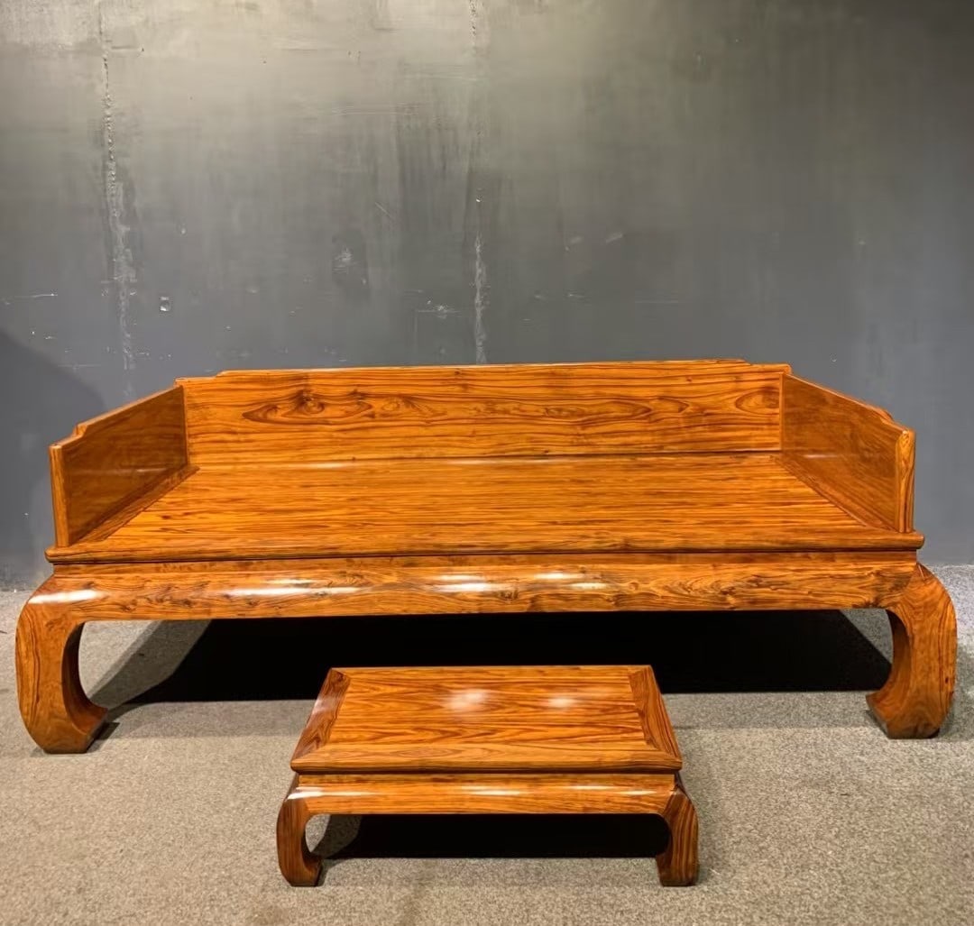 A Set of Huge Huanghuali wood Beds (1 of 9)