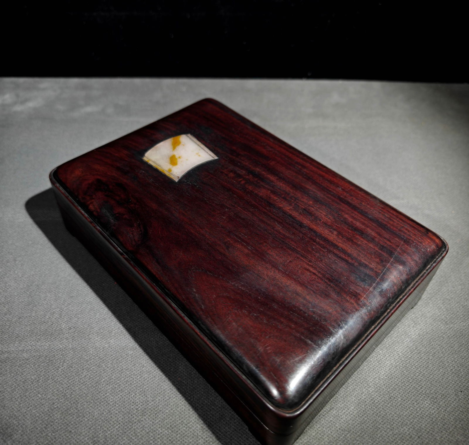 An Exquisite Fish Pattern Inkstone,With Poem - 6