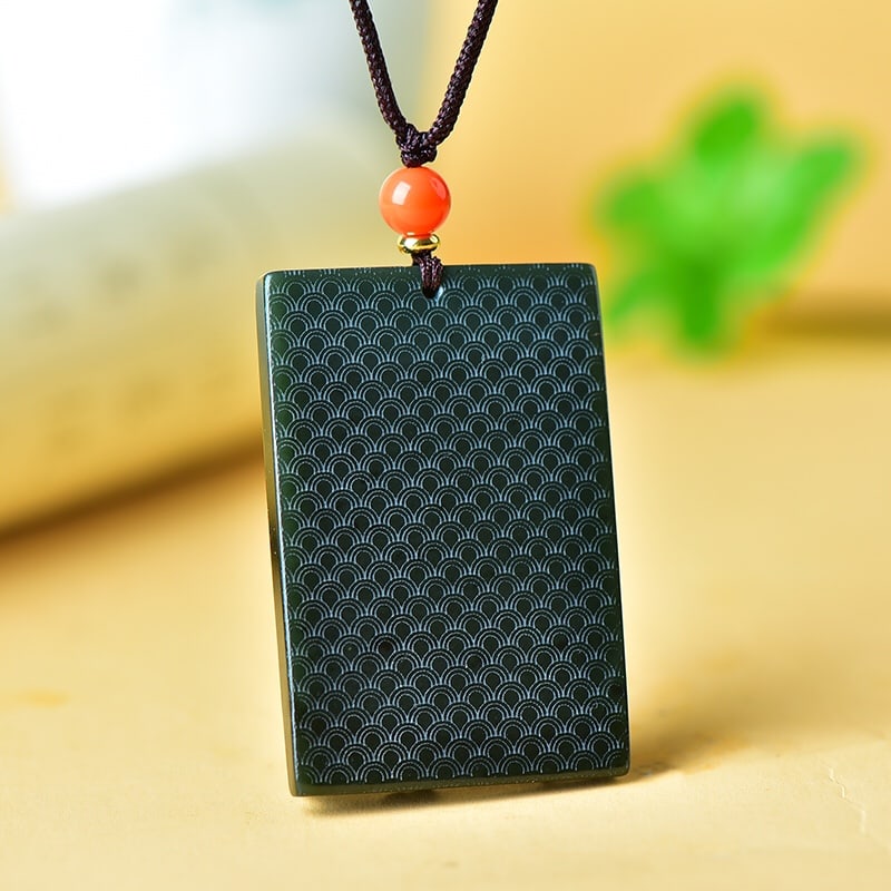 An Exquisite Sapphire Dragon Pattern Pendant - 5