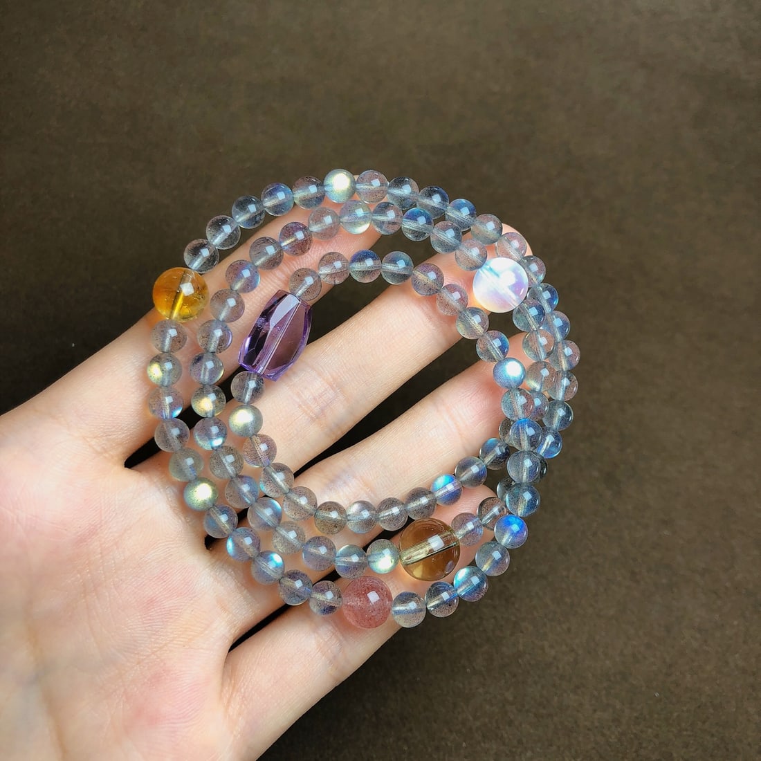 An Exquisite Crystal Bracelets: An Exquisite Crystal Bracelets,Size:0.2in,0.4in,Weight:27.2g 水晶手串