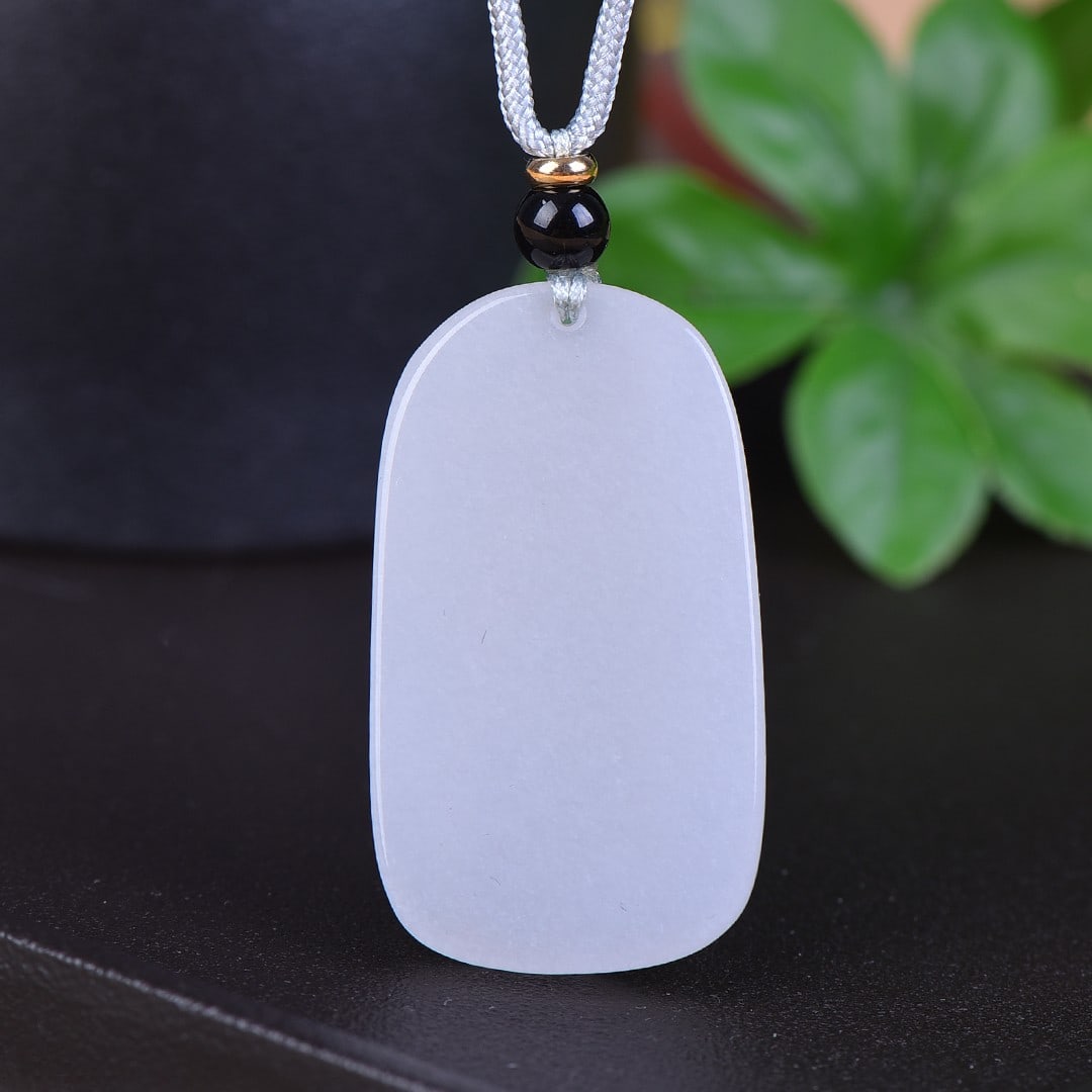 An Exquisite Jadeite Dragon Pattern Pendant - 6